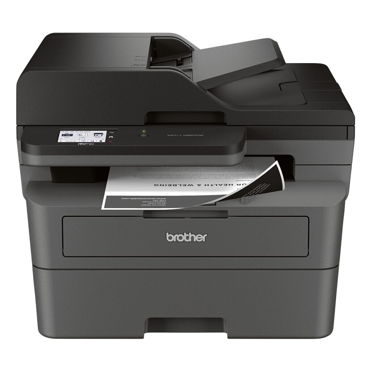 Brother MFC-L2860DW Multifunktionsdrucker, (4-in-1, WLAN / LAN, Duplex, A4)