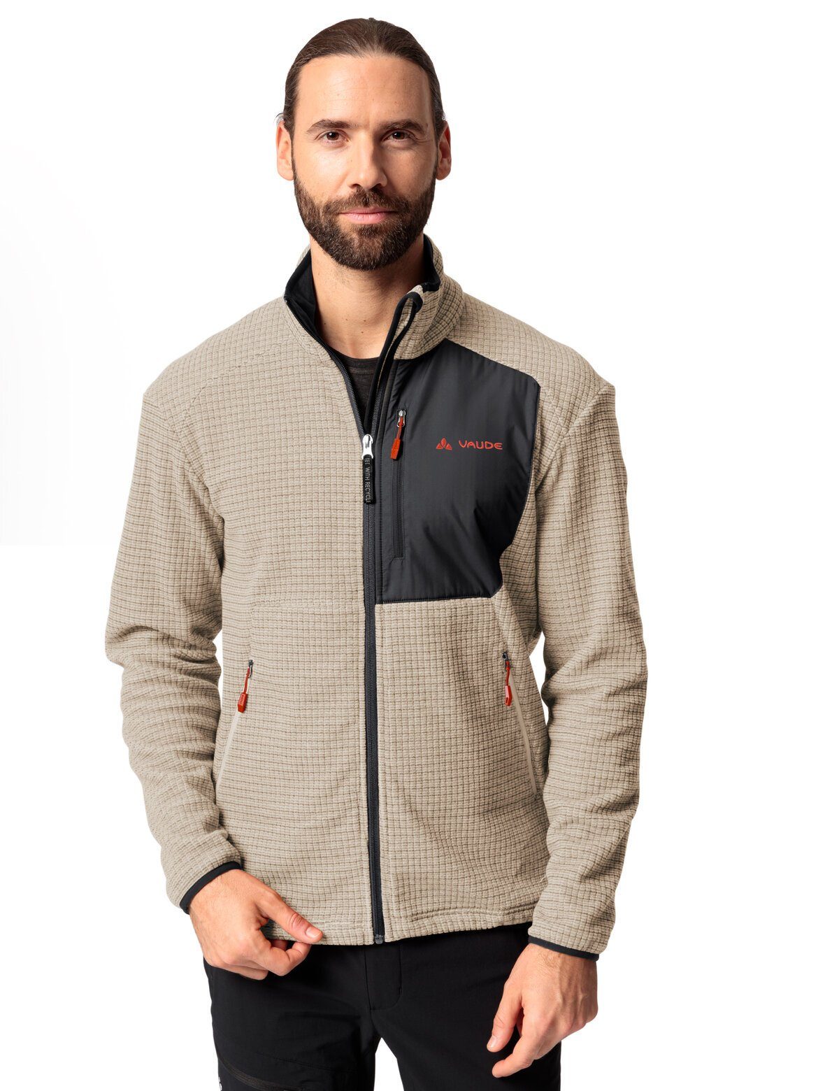 (1-St) linen Fleece VAUDE kompensiert Klimaneutral Men's Neyland Outdoorjacke Jacket