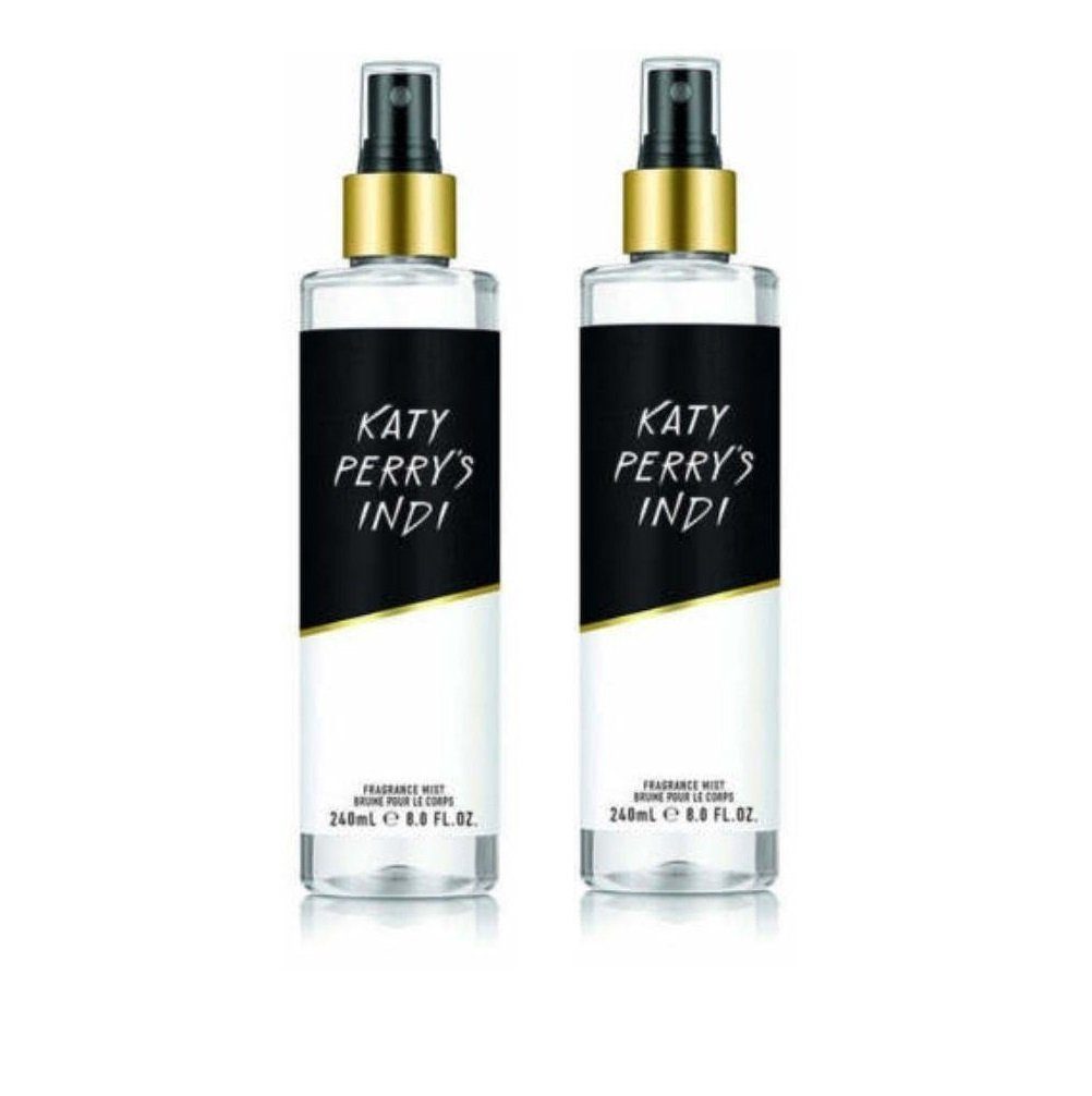 KATY PERRY Bodyspray Indi Body Fragrance Mist Spray 2x 240ml für Frauen Parfüm Damenduft, Spray Body Parfüm Duft, 2-tlg., Parfum Spray sinnliches Frauenduft Duftspray woman verführerisch Duft