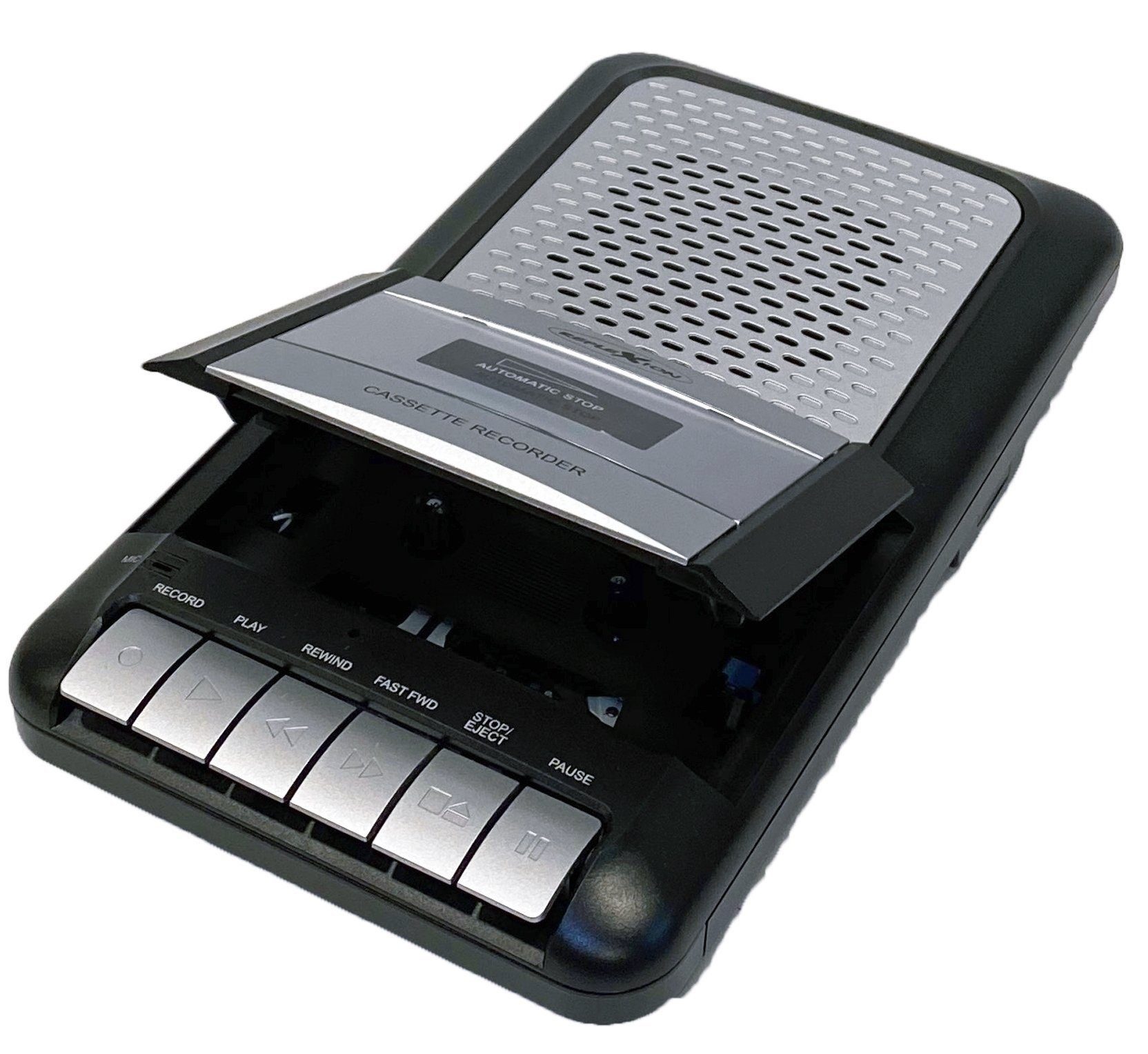 Reflexion CCR8014 Retro Kassettenrecorder Diktiergerät Kassetten Player (Audio Walkman, Cassette, eingebates Mikrofon)