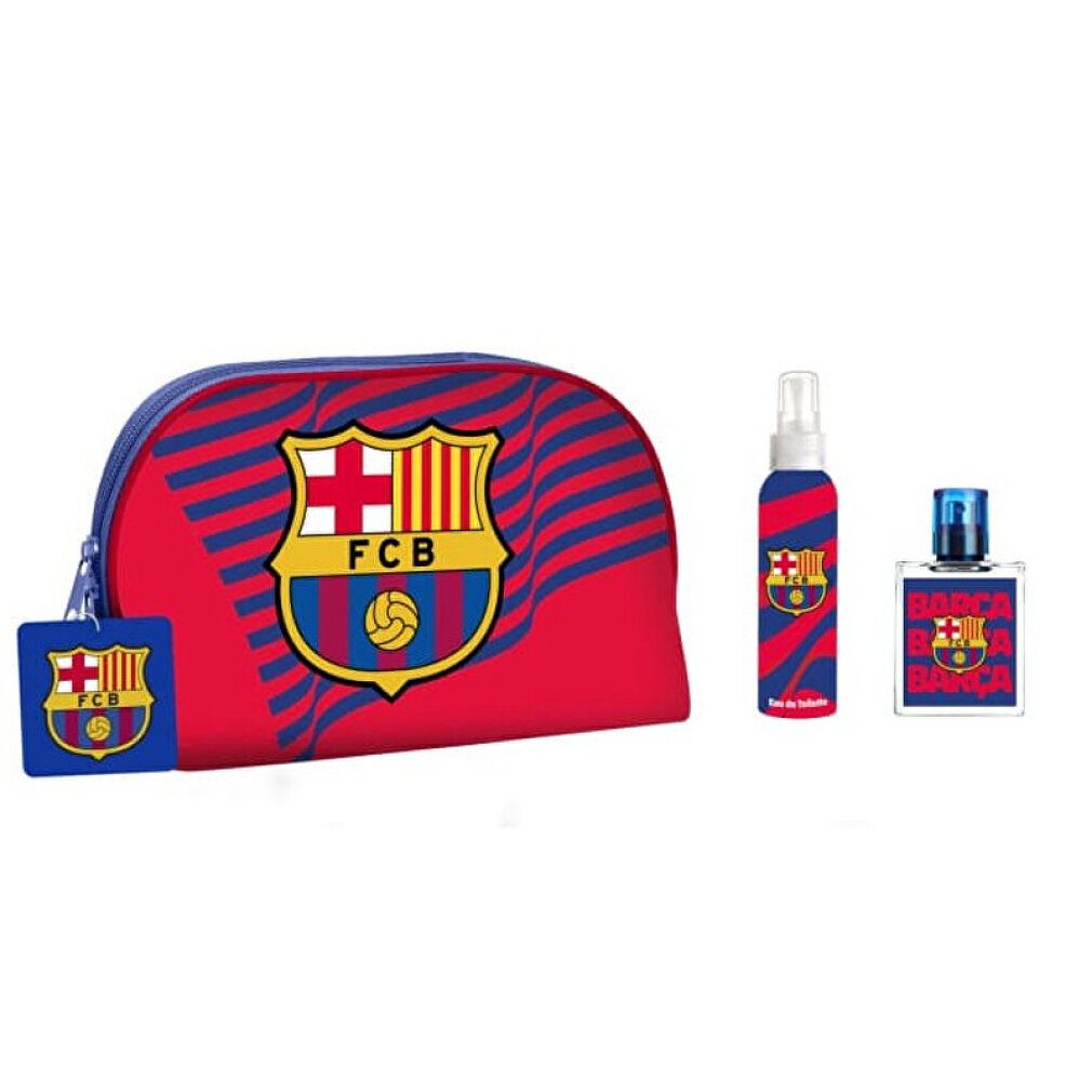 Air-Val Eau de Toilette Fc Barcelona Eau De Toilette Spray 50ml Set 3 Artikel