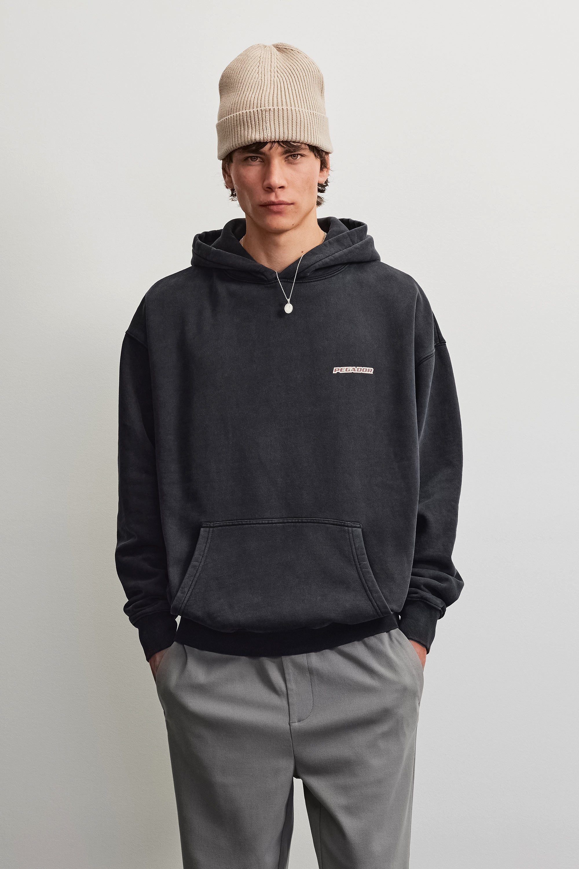 PEGADOR Kapuzensweatshirt Binibeca Oversized Hoodie Baumwollmischung, oversize