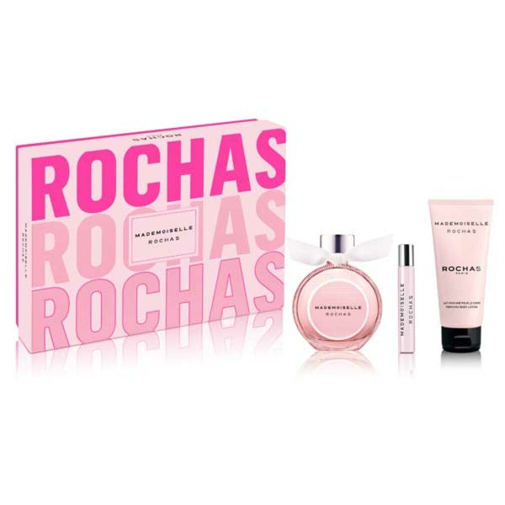 Rochas Eau de Parfum Mademoiselle Eau De Parfum Spray 90ml Set 3 Artikel