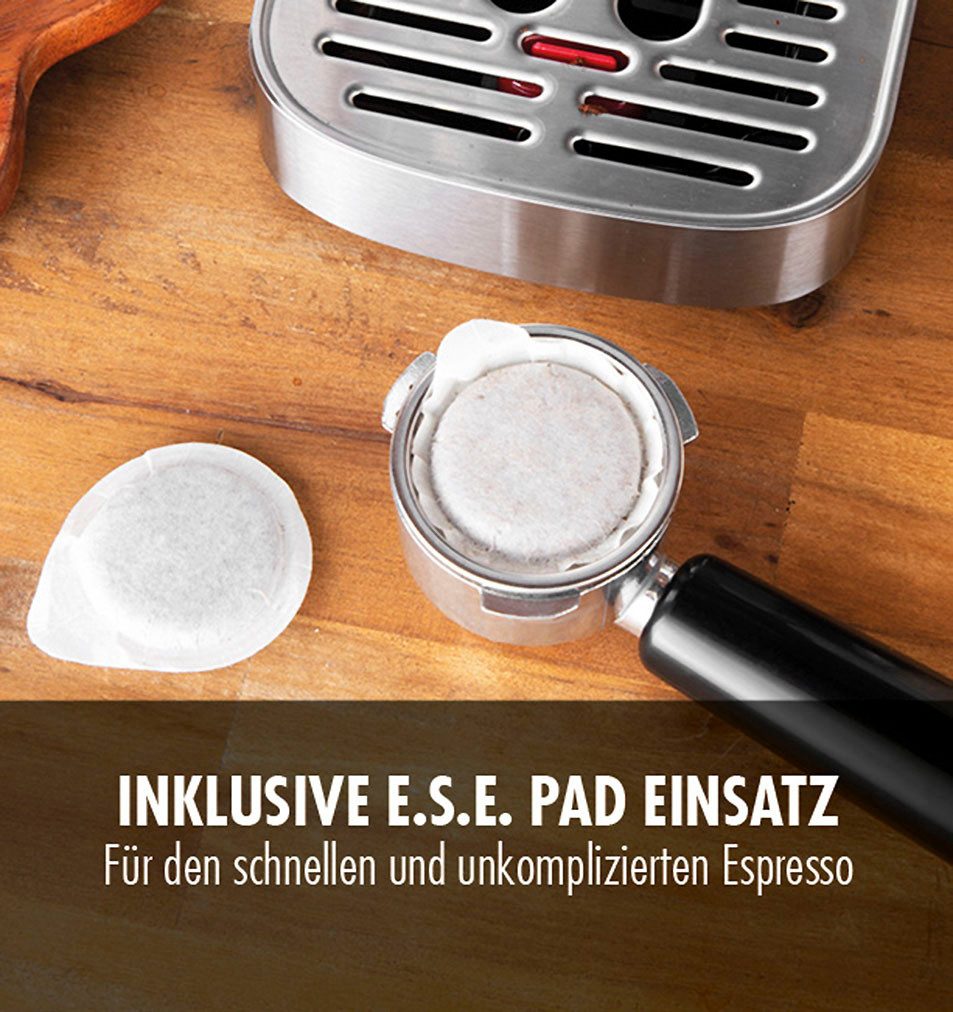 Gastroback Espressomaschine 42722 DESIGN ESPRESSO PICCOLO PRO M, mit integriertem, automatischem Milchaufschäumer