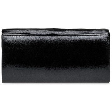 Caspar Clutch Caspar TA397 kleine elegante Damen Glitzer Glanz Abendtasche mit Wellenmuster