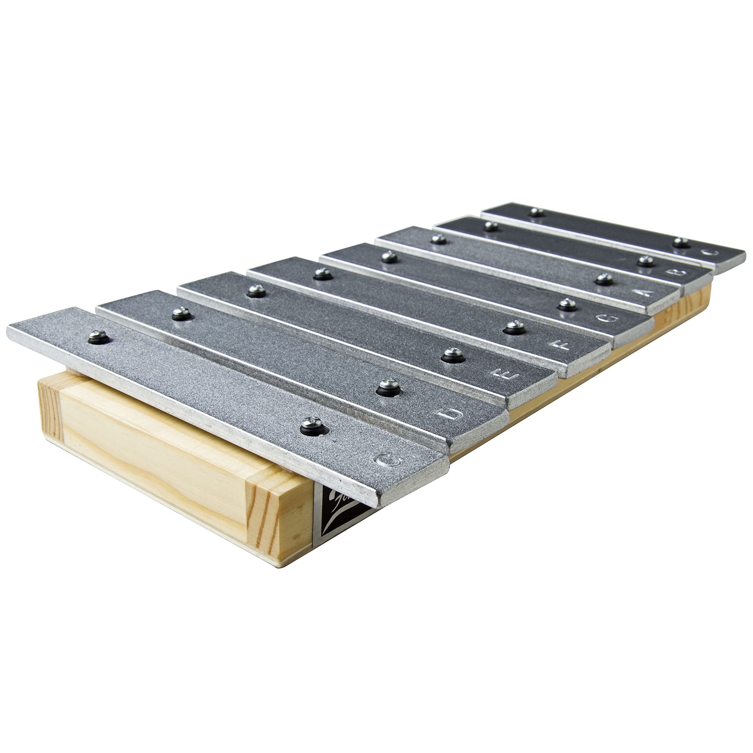 FAME Glockenspiel,Glockenspiel 8 Diatonische Töne Inklusive Schlägel Orff-Instrument Musikalische Früherziehung Aluminiumklangplatten Heller Resonanzreicher Klang, Percussion, Orff Instrumente, Glockenspiel, Orff-Instrument, Musikalische Früherziehung