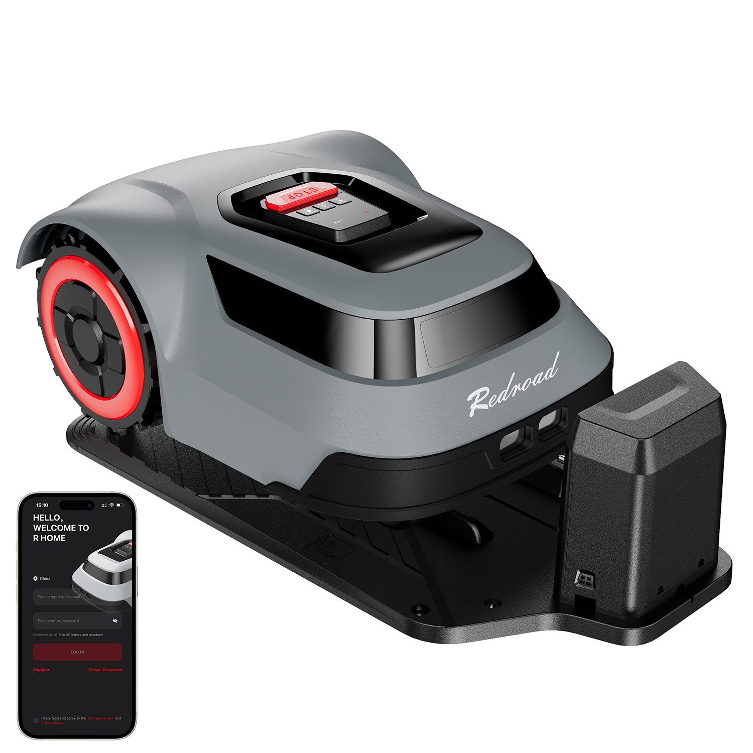 Redkey Rasenmähroboter 2025 MGC1000 Mähroboter 800 m² Rasenroboter mit Begr günstig online kaufen