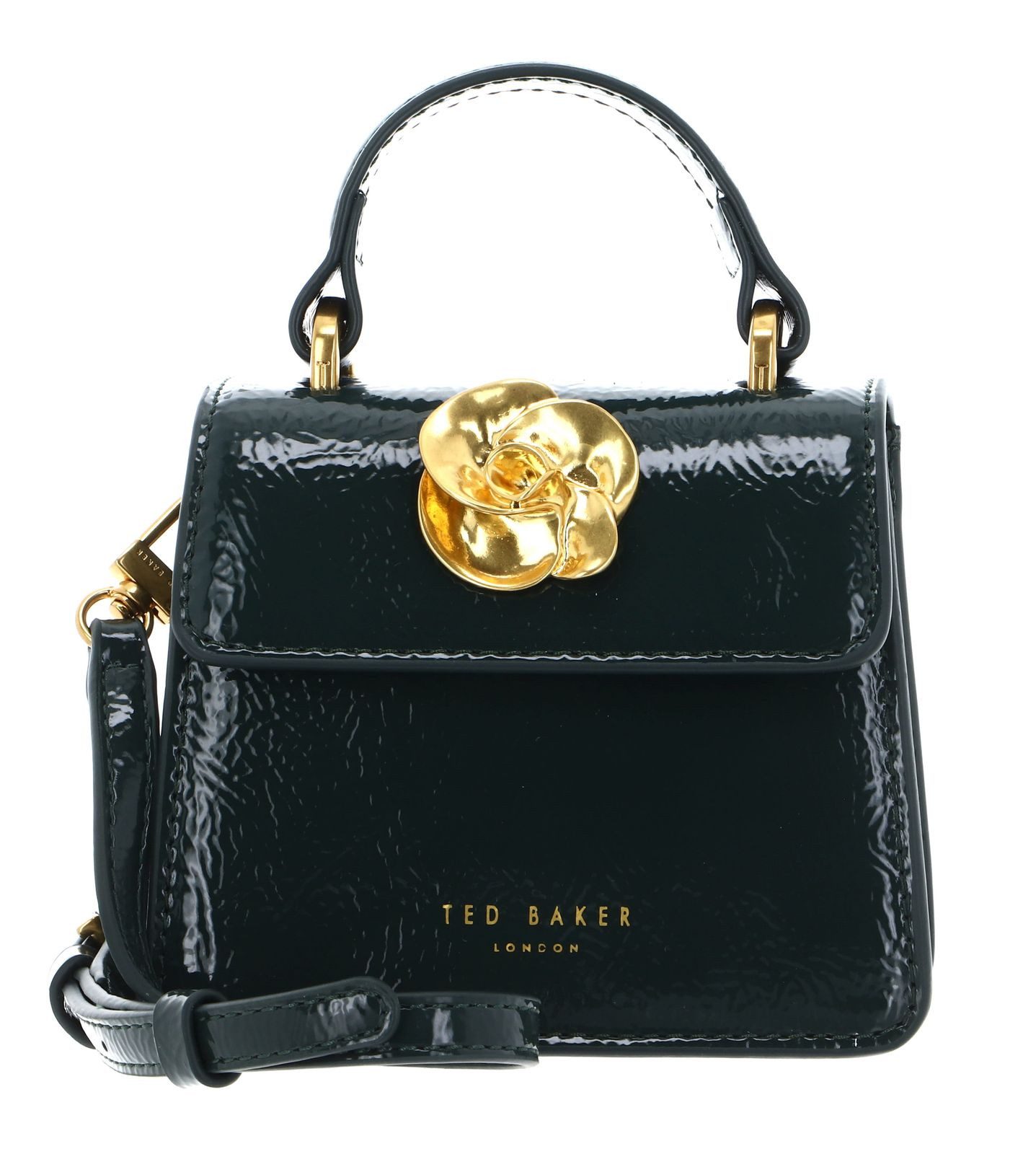 Ted Baker Umhängetasche Rose Detail Square Mini Top Handle Bag
