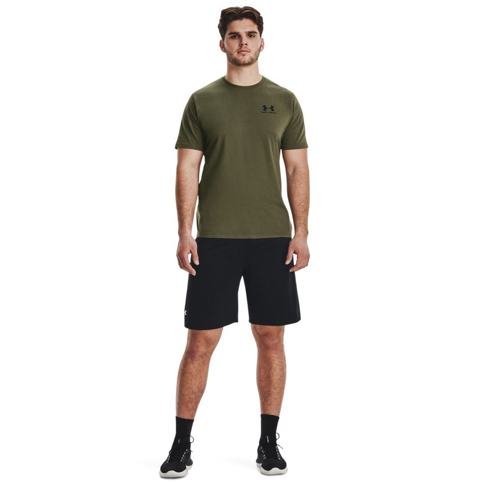 SHORT UA SPORTSTYLE OD Green Under T-Shirt Armour® LC Marine 390 SLEEVE