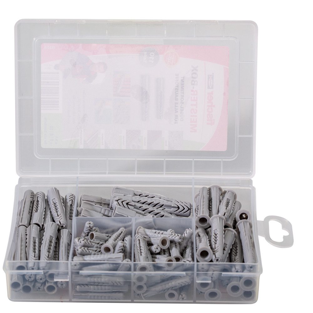 fischer Dübel-Set Meister-Box Universaldübel UX/UX-R, (110-tlg)