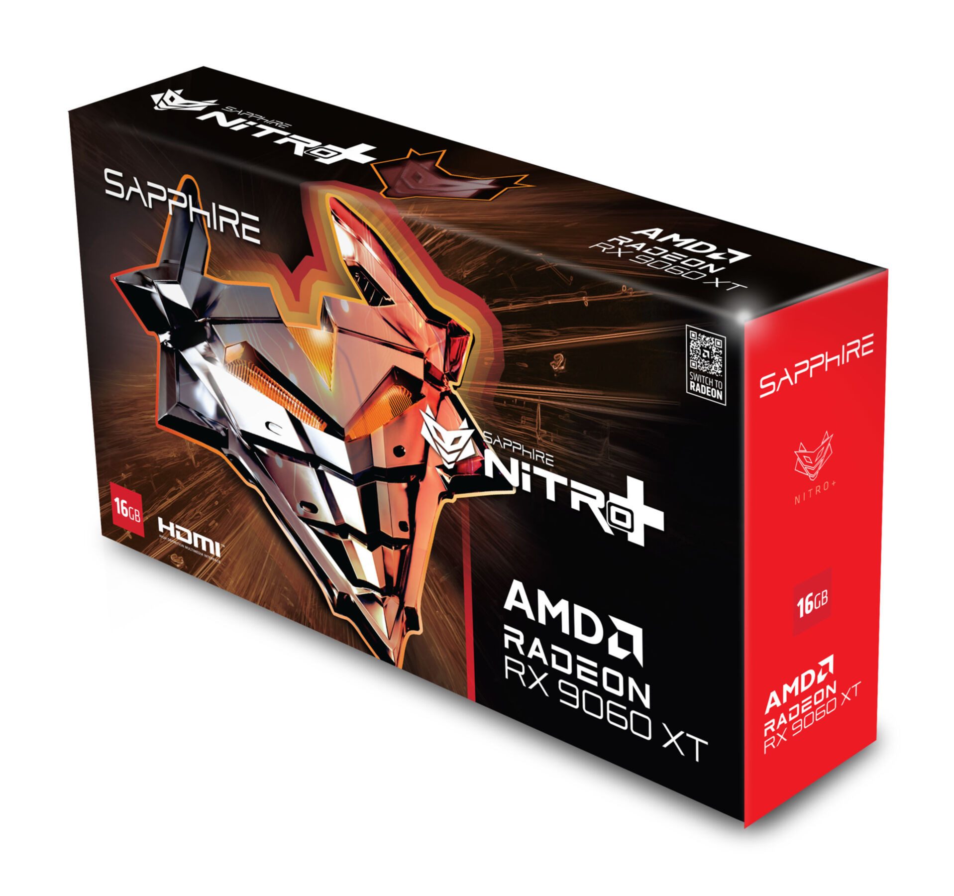 Sapphire AMD Radeon RX 9060 XT GPU Grafikkarte