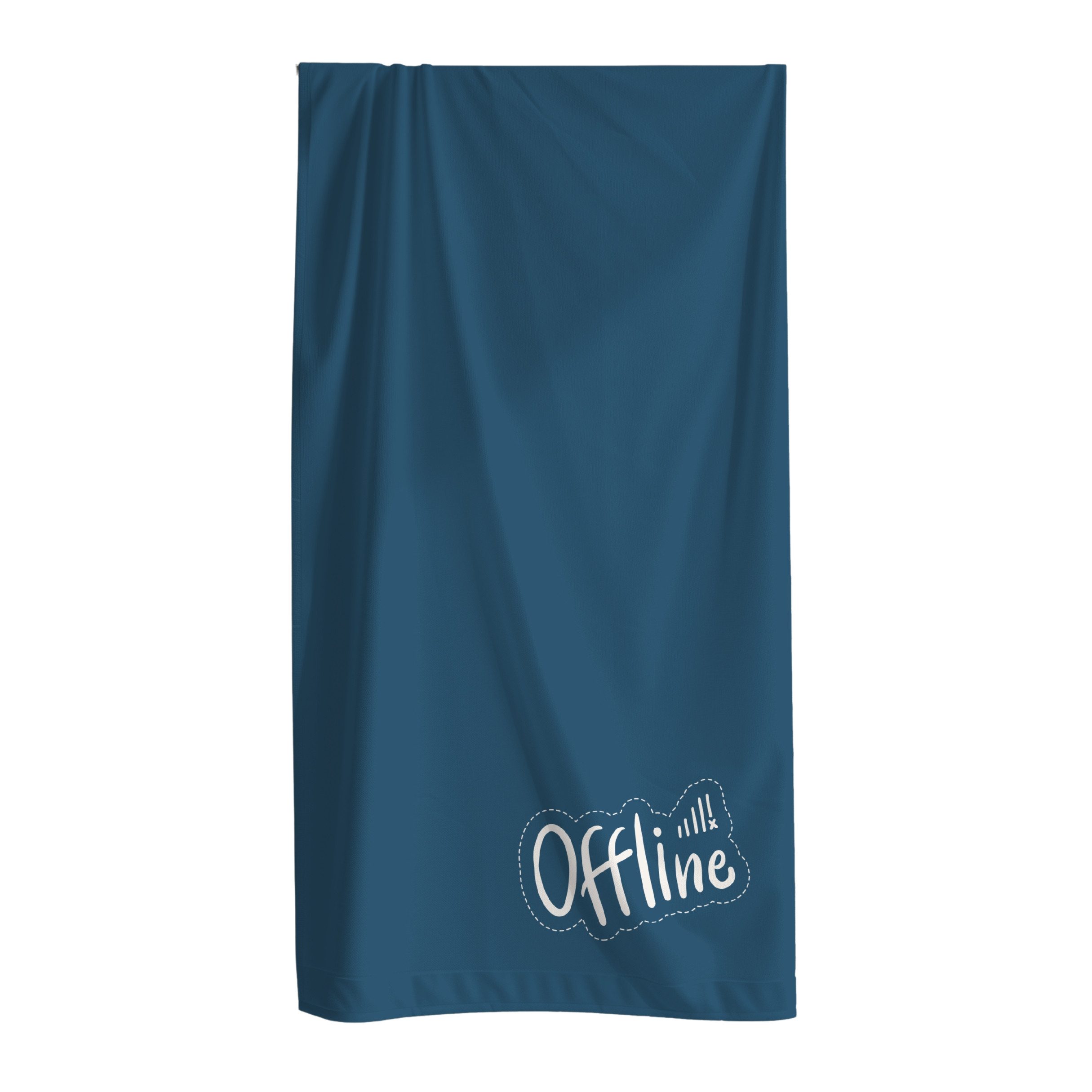 MTOnlinehandel Strandtuch "Fernweh" • Badetuch XXL • 100x200 cm • Schnelltrocknend, Baumwolle & Mikrofaser Mix (1-St), extra groß • weich & saugfähig