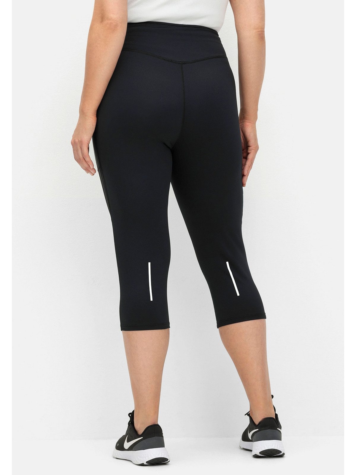 Sheego Leggings Große Größen in Caprilänge, aus Funktionsmaterial