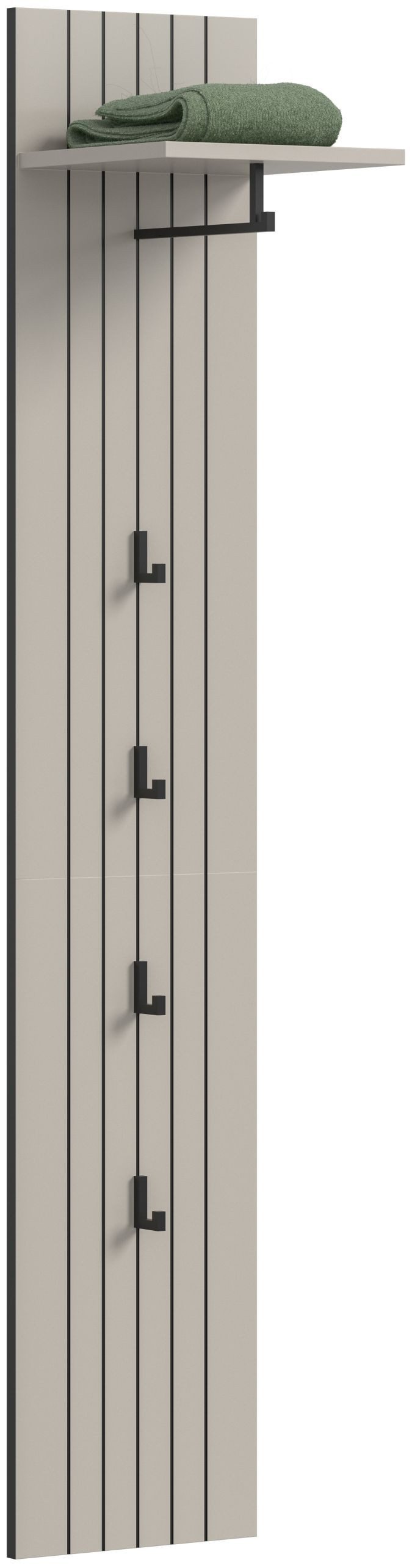 xonox.home Garderobenpaneel Station, in Kaschmir Nachbildung B/H/T ca.: 31/ günstig online kaufen