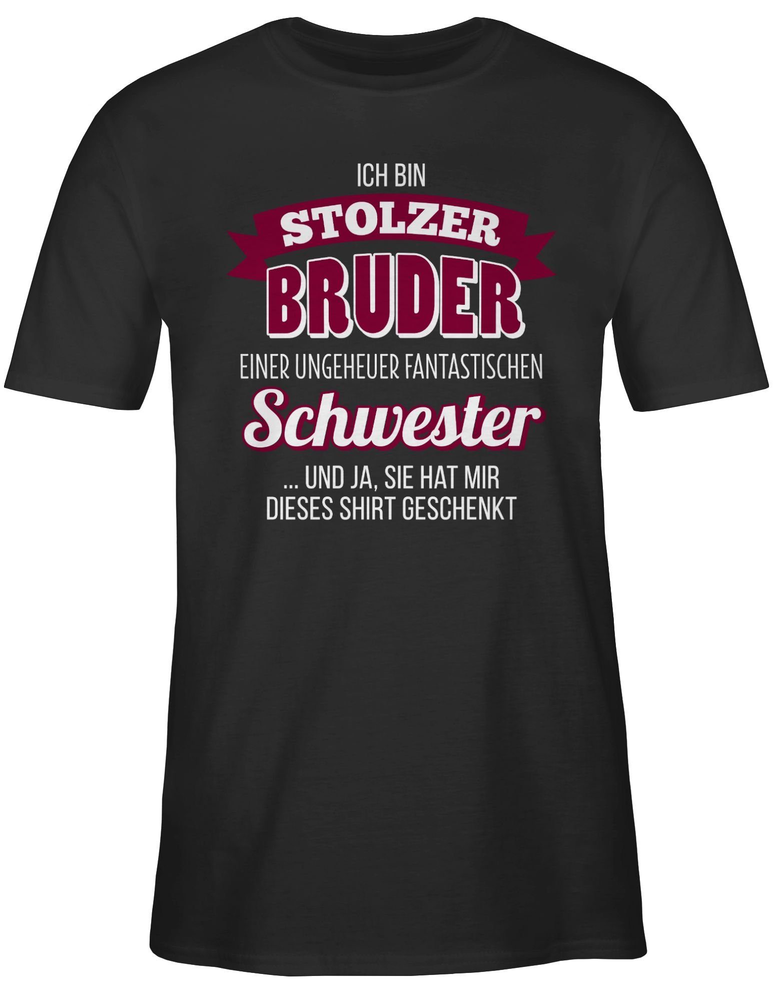 Shirtracer T-Shirt Ich bin stolzer Bruder günstig online kaufen