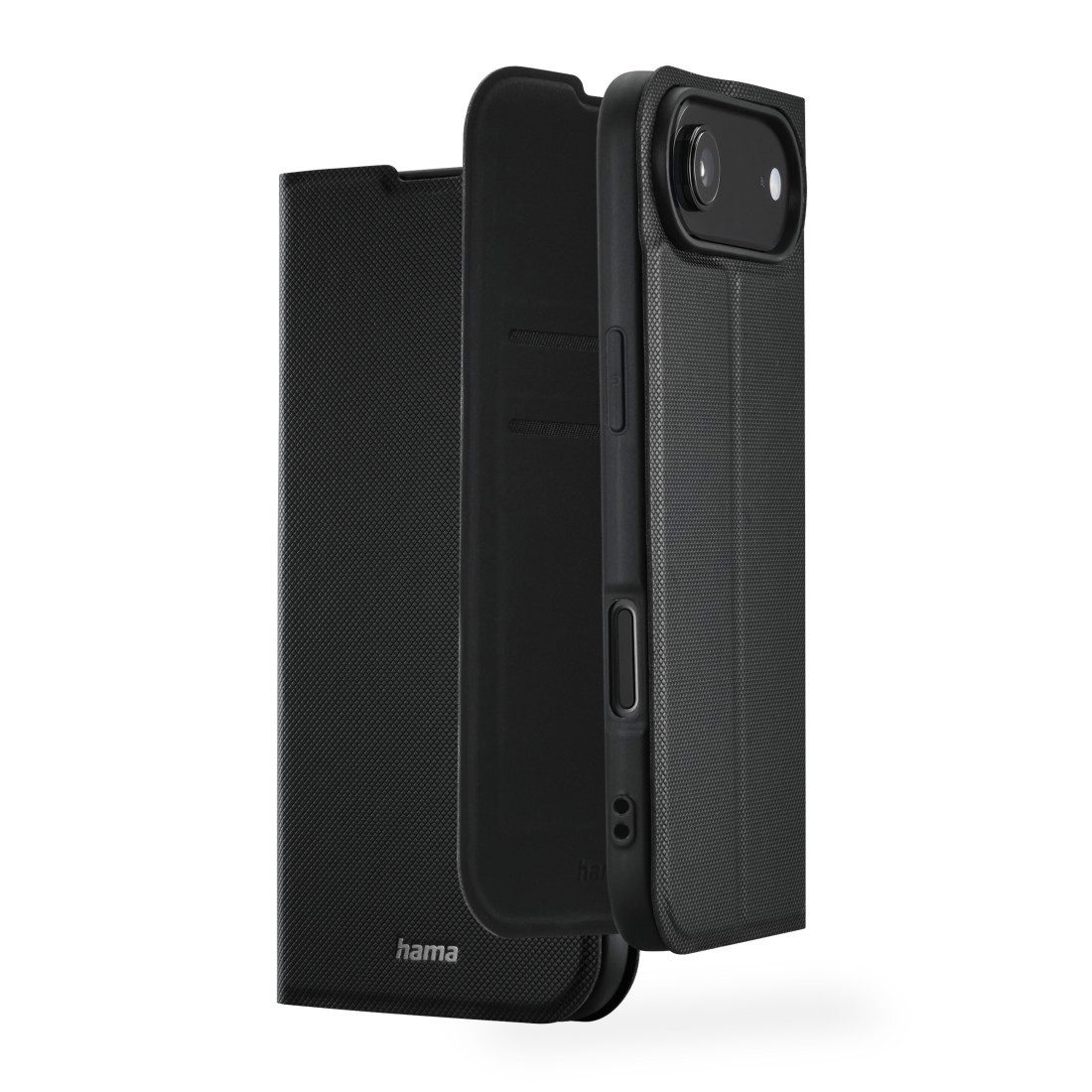 Smartphone-Hülle Handytasche für Apple iPhone Air Klapphülle mit Kartenfächern, Schwarz