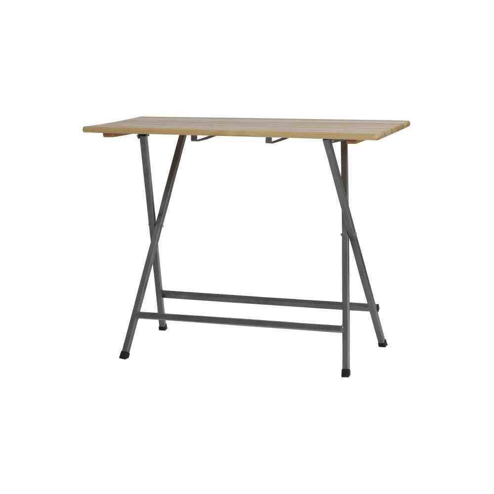 Fun Star Stehtisch Stehtisch 140cm x 70cm Kiefernholz Gestell Stahl pulverbeschichtet