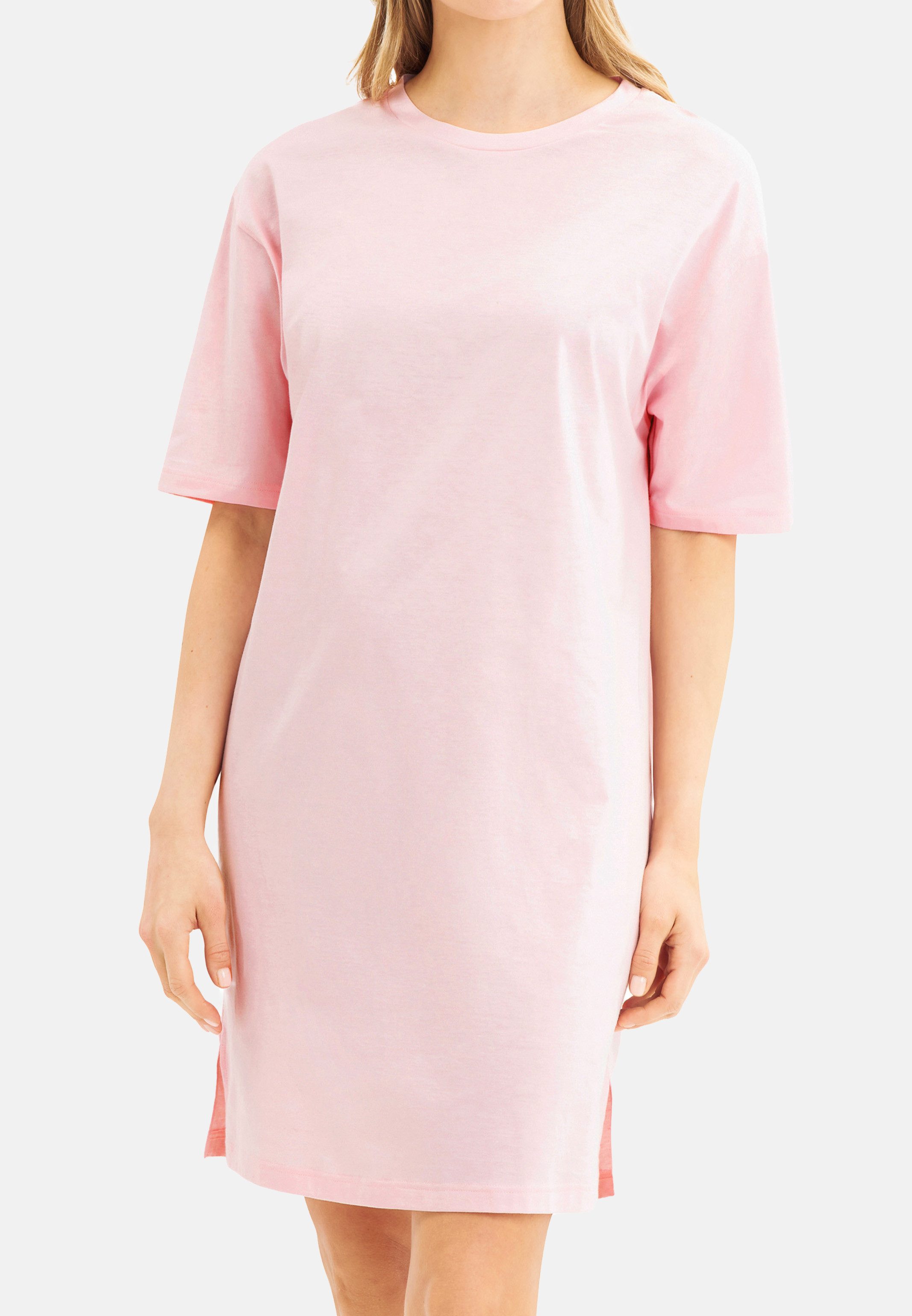 Rösch Nachthemd Basic (1-tlg) Nachthemd - Baumwolle - Atmungsaktiv - Lässig überschnittene Arme