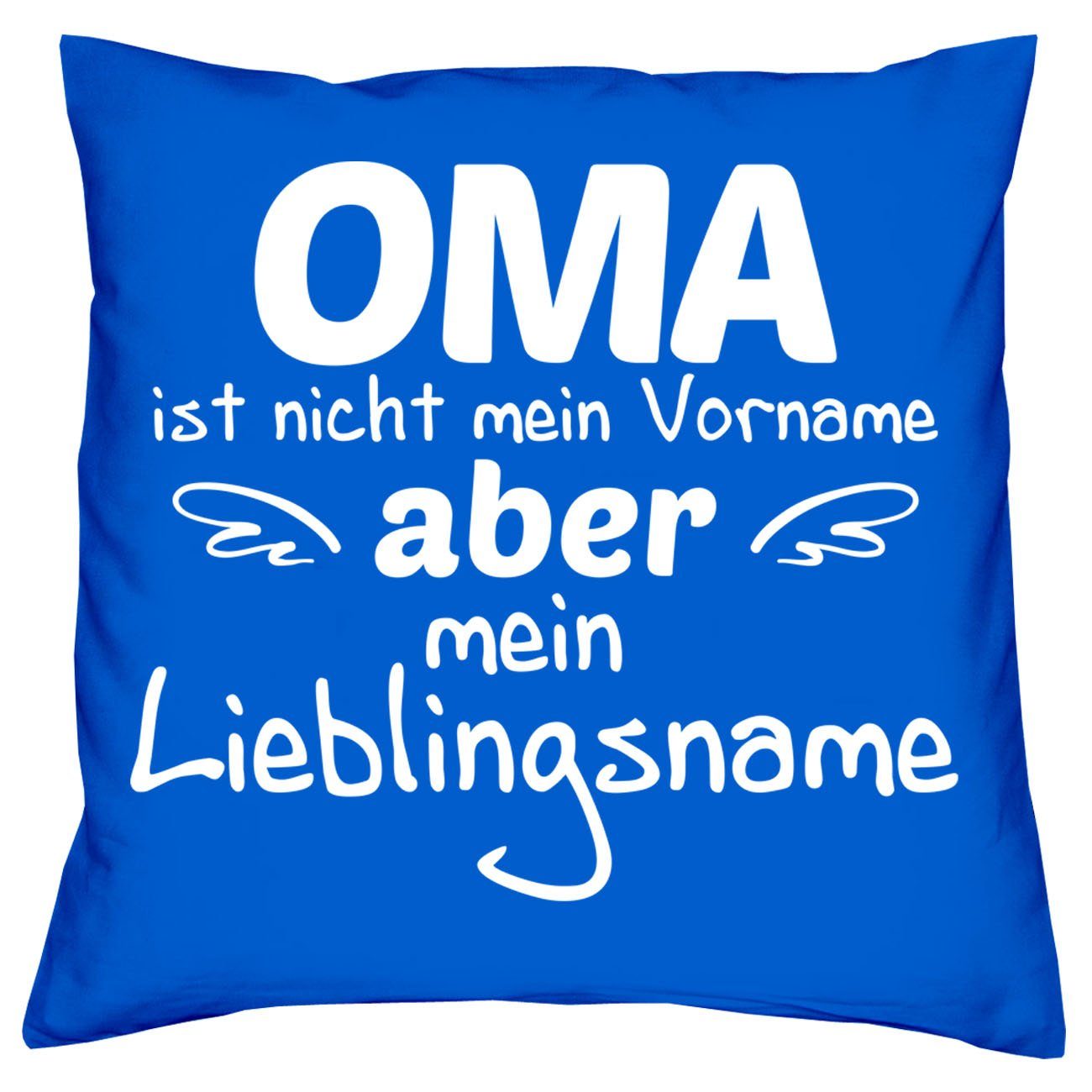 Weihnachtsgeschenk Kissen-Set mit dunkelgrün Lieblingsname Dekokissen Urkunden, Soreso® Opa Oma für Großeltern Lieblingsname