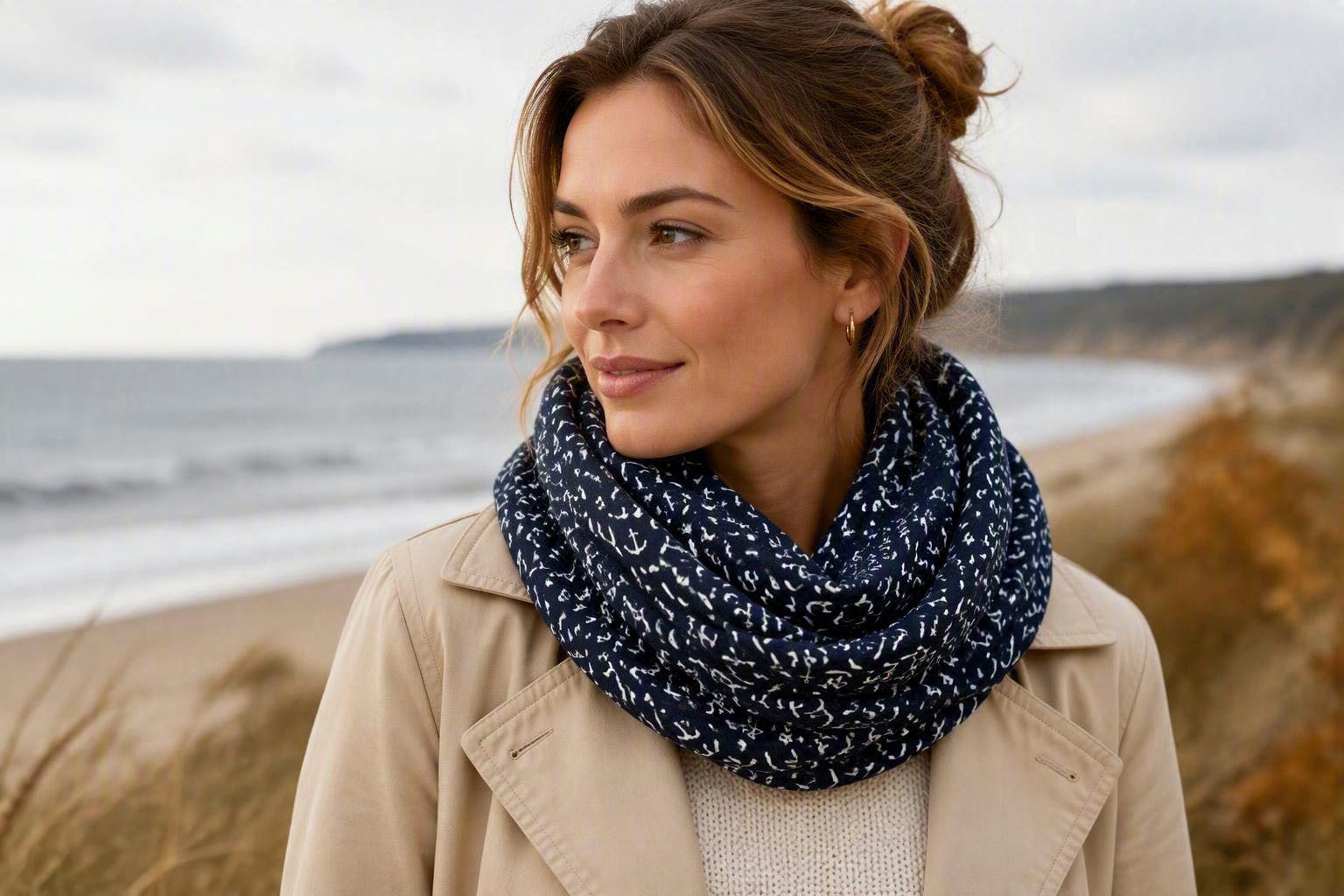 Laura Scott Loop, leichtes Webmaterial, einlagige Verarbeitung