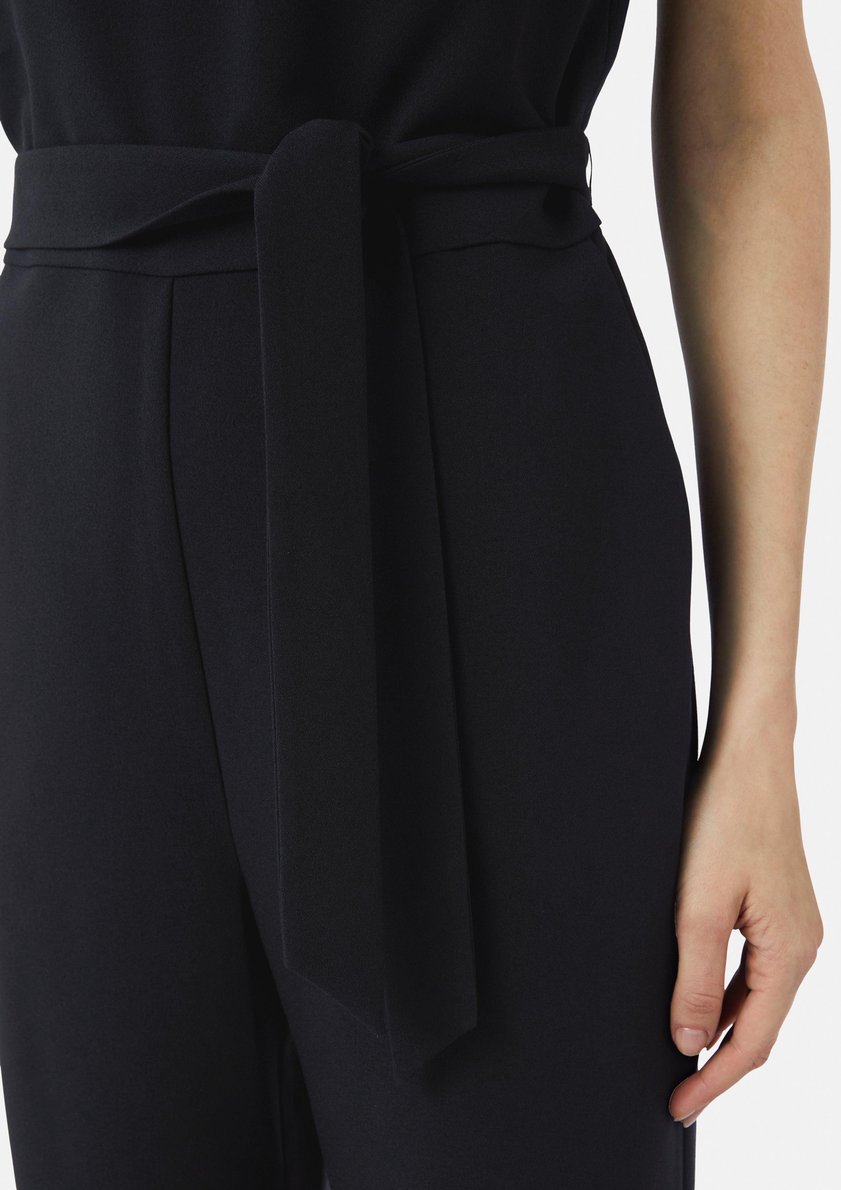 Comma Overall Festiver Oneshoulder-Overall aus Crêpe günstig online kaufen