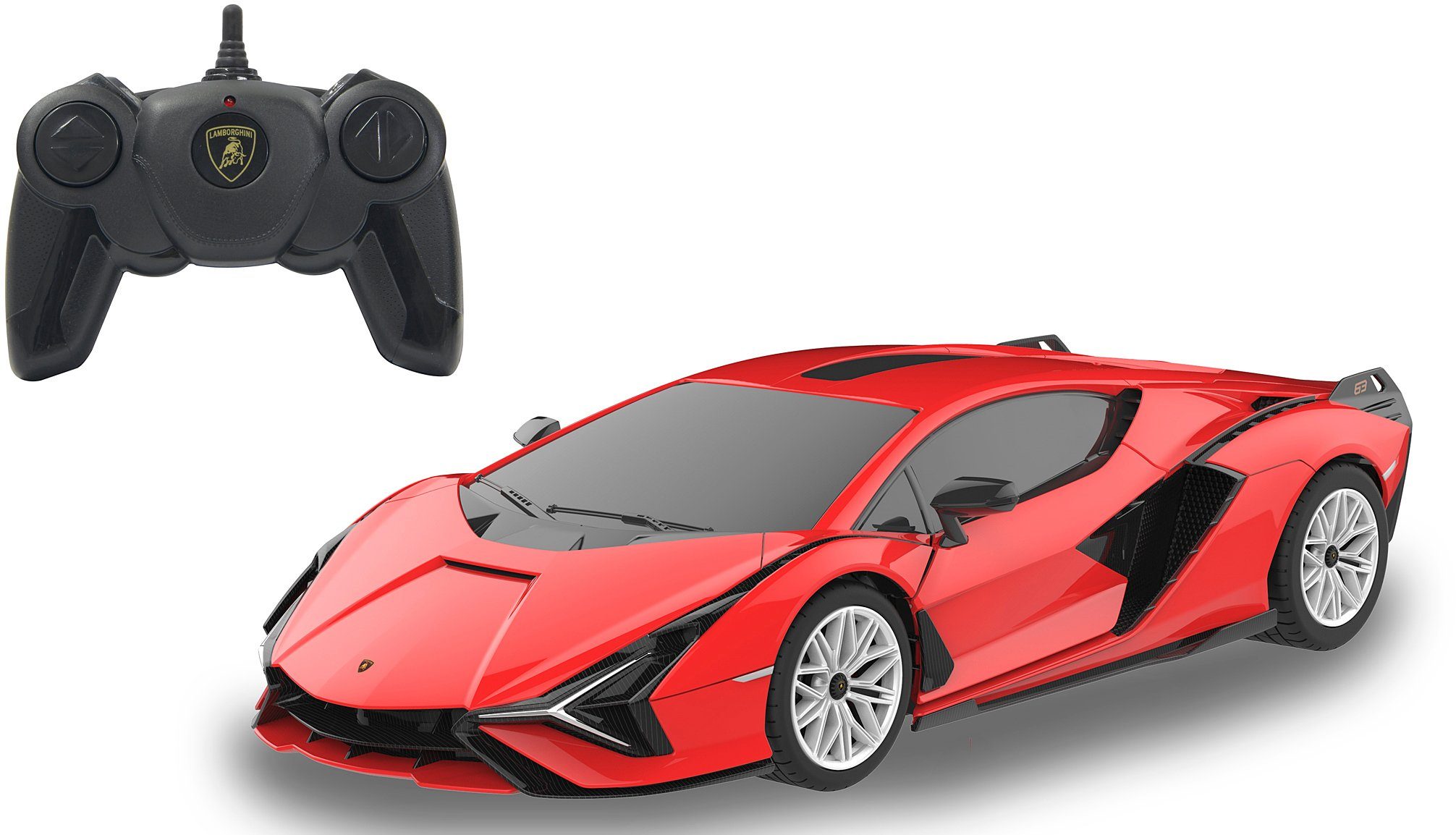 Jamara RC-Auto Lamborghini Sián 1:24, rot - 2,4 GHz