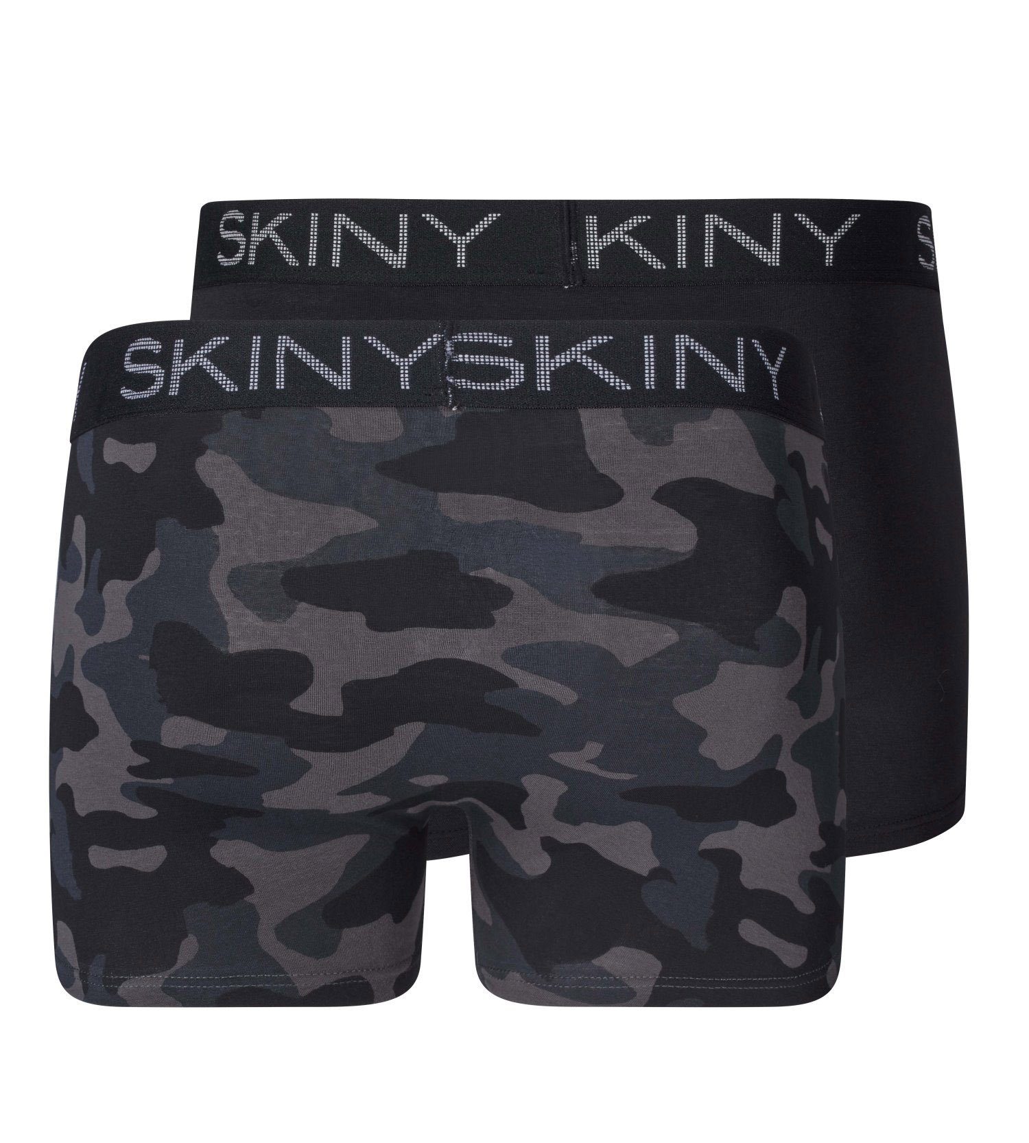 Skiny Retro Pants weiche Boxershorts Herren (2-St) Doppelpack Baumwoll-Qualität