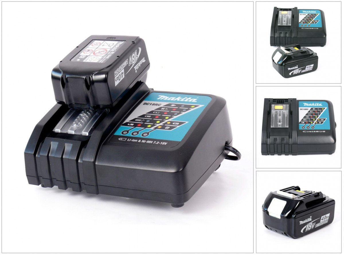Makita Power Source Kit 18V mit 1x BL1840B Akku 4,0Ah + DC18RC Ladegerät Akkupacks