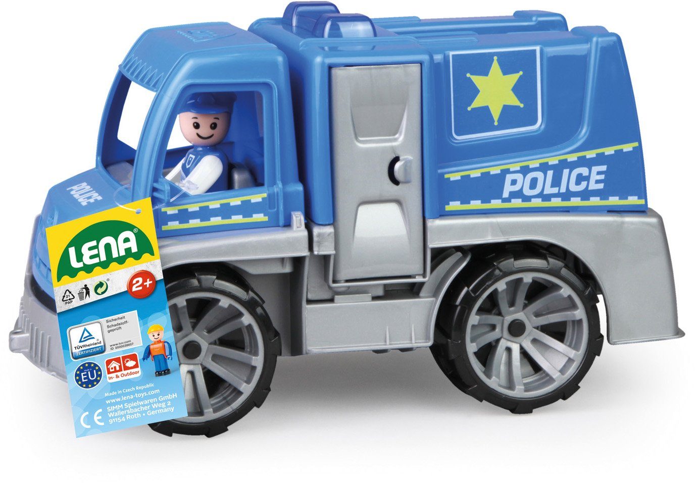 Lena® Spielzeug-Polizei Truxx, Polizei Truck, Made in Europe