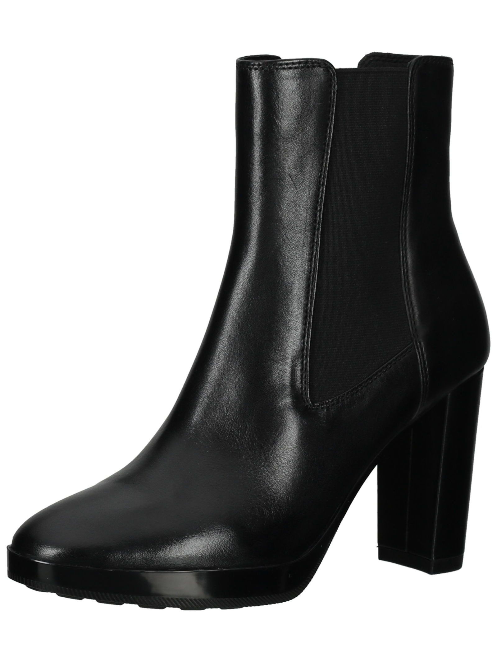 Geox Geox Stiefelette Leder/Textil High-Heel-Stiefelette