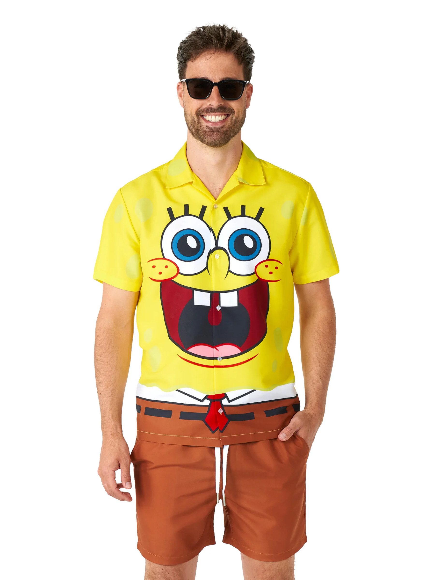 Kostüm Spongebob Schwammkopf Sommerkostüm Herren Suitmeister