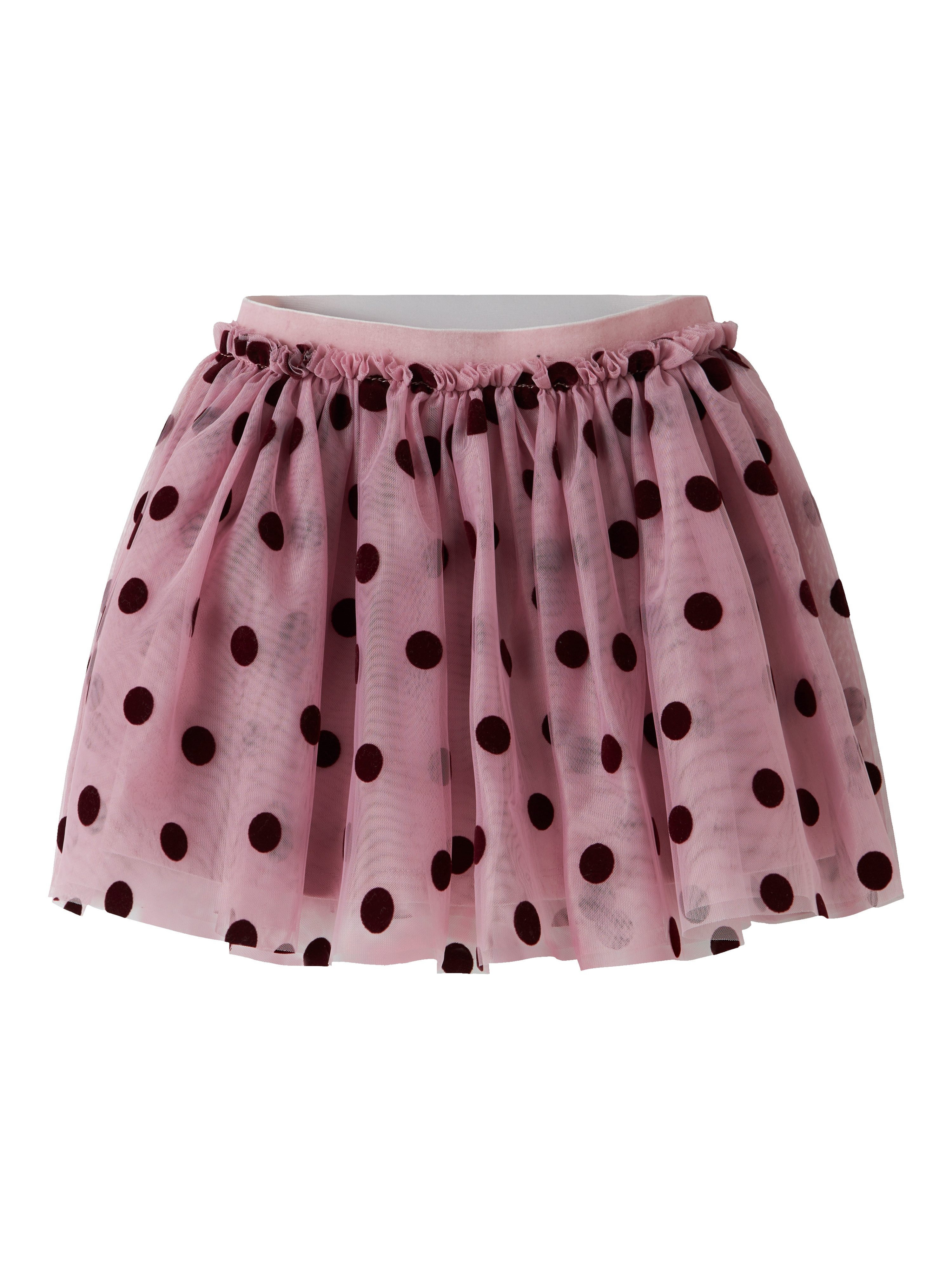 Name It Tüllrock NMFNAGINA TULLE SKIRT Baumwollmischung, Tüll mit Flockprint bedruckt