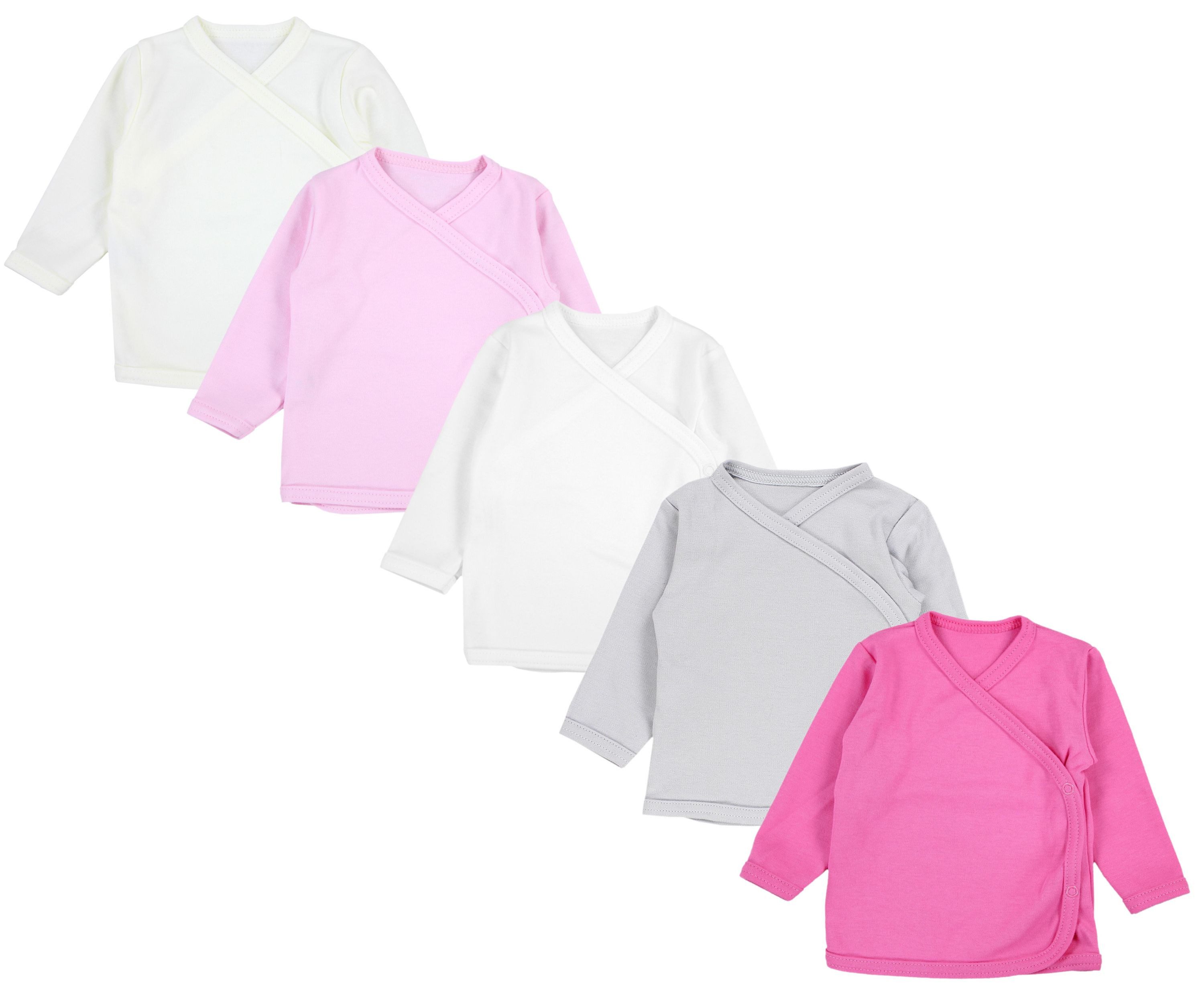 TupTam Wickelshirt Unisex Baby Langarm 5er Set
