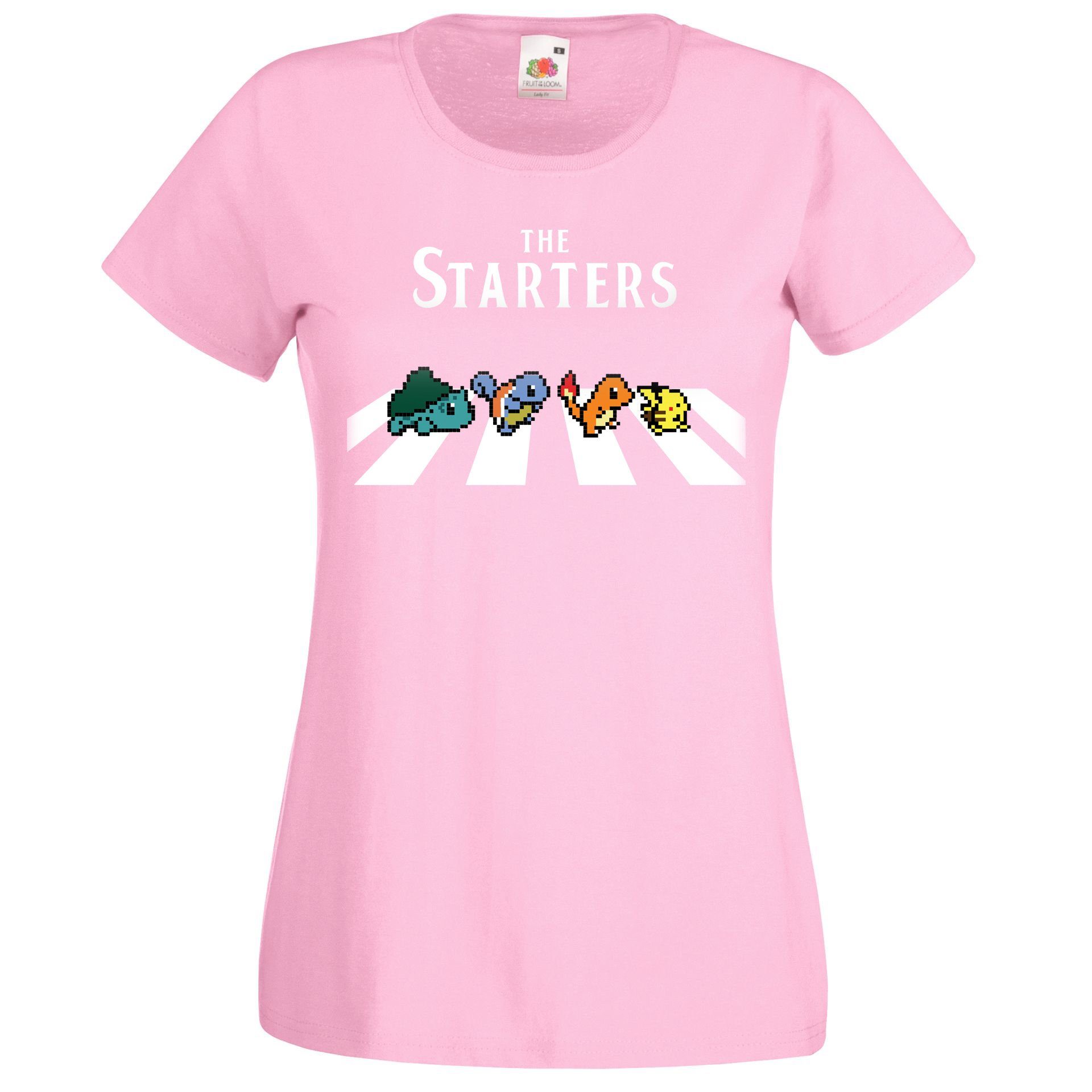 Youth Designz T-Shirt The Starters Damen Shirt mit trendigem Frontdruck Rosa