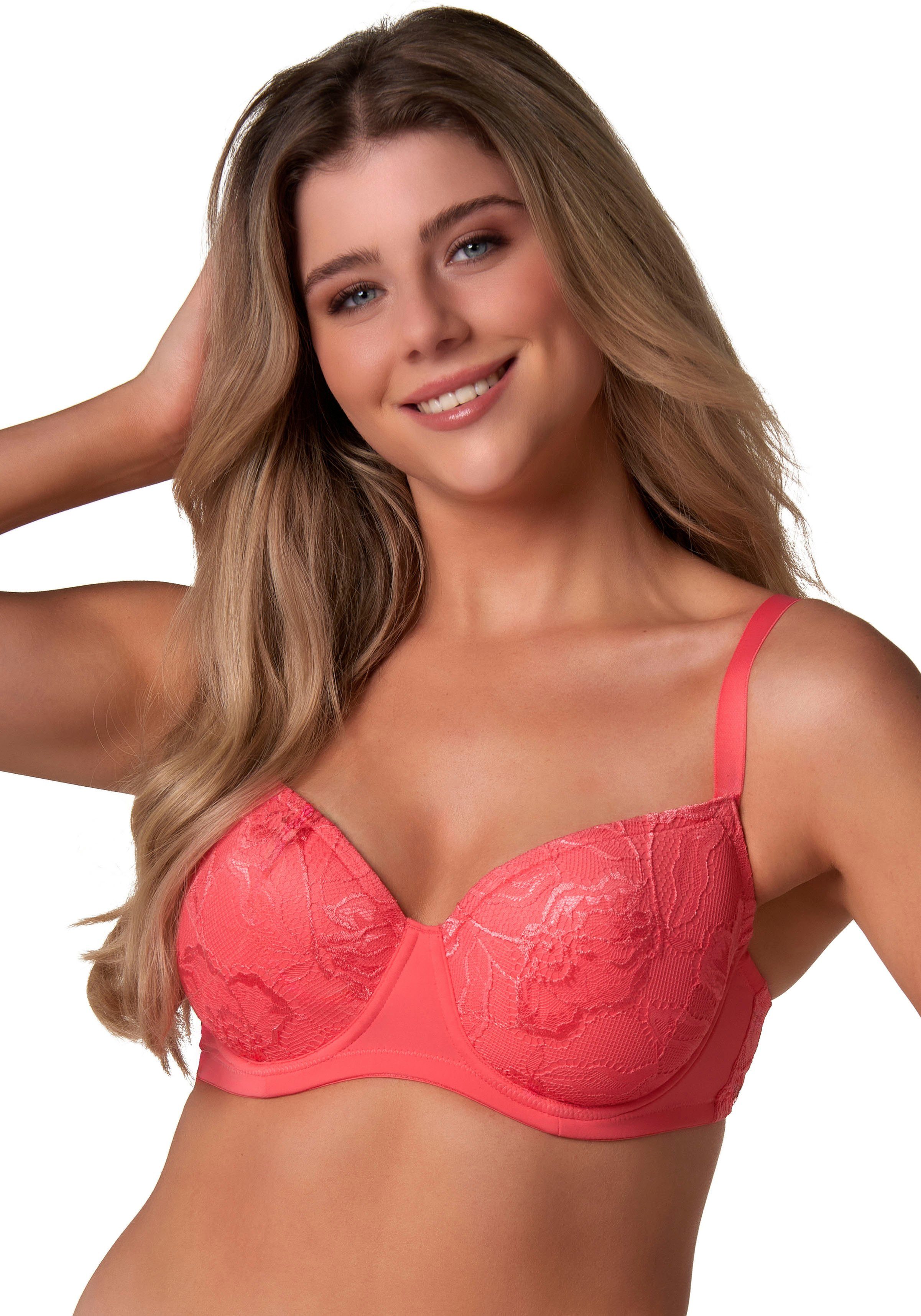 After Eden Bügel-BH Anna (1-tlg) mit Spitze, mit Schale, mit Bügel, verstellbare Träger, feminin
