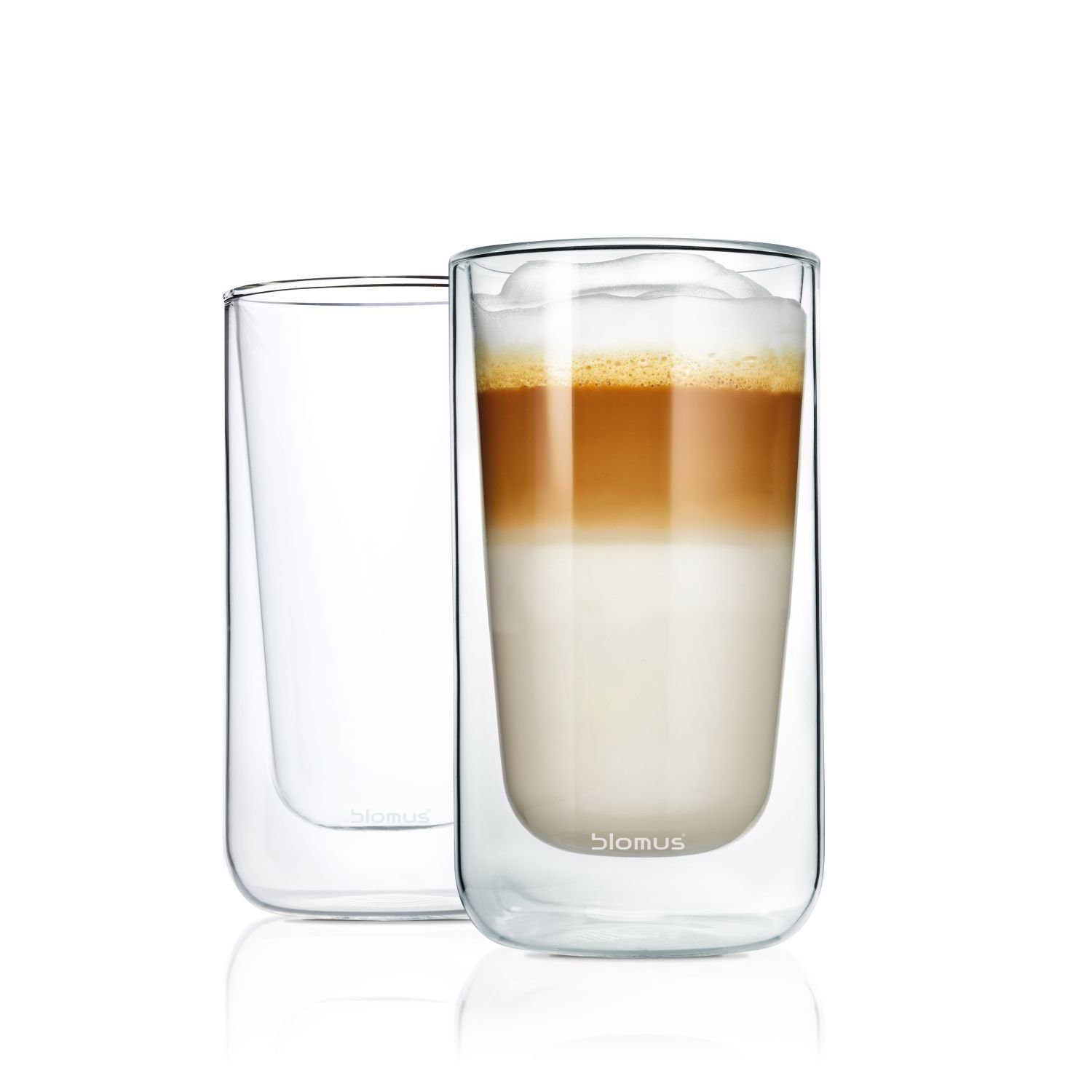 blomus Thermoglas Nero Thermo-Latte Macchiatoglas, Glas