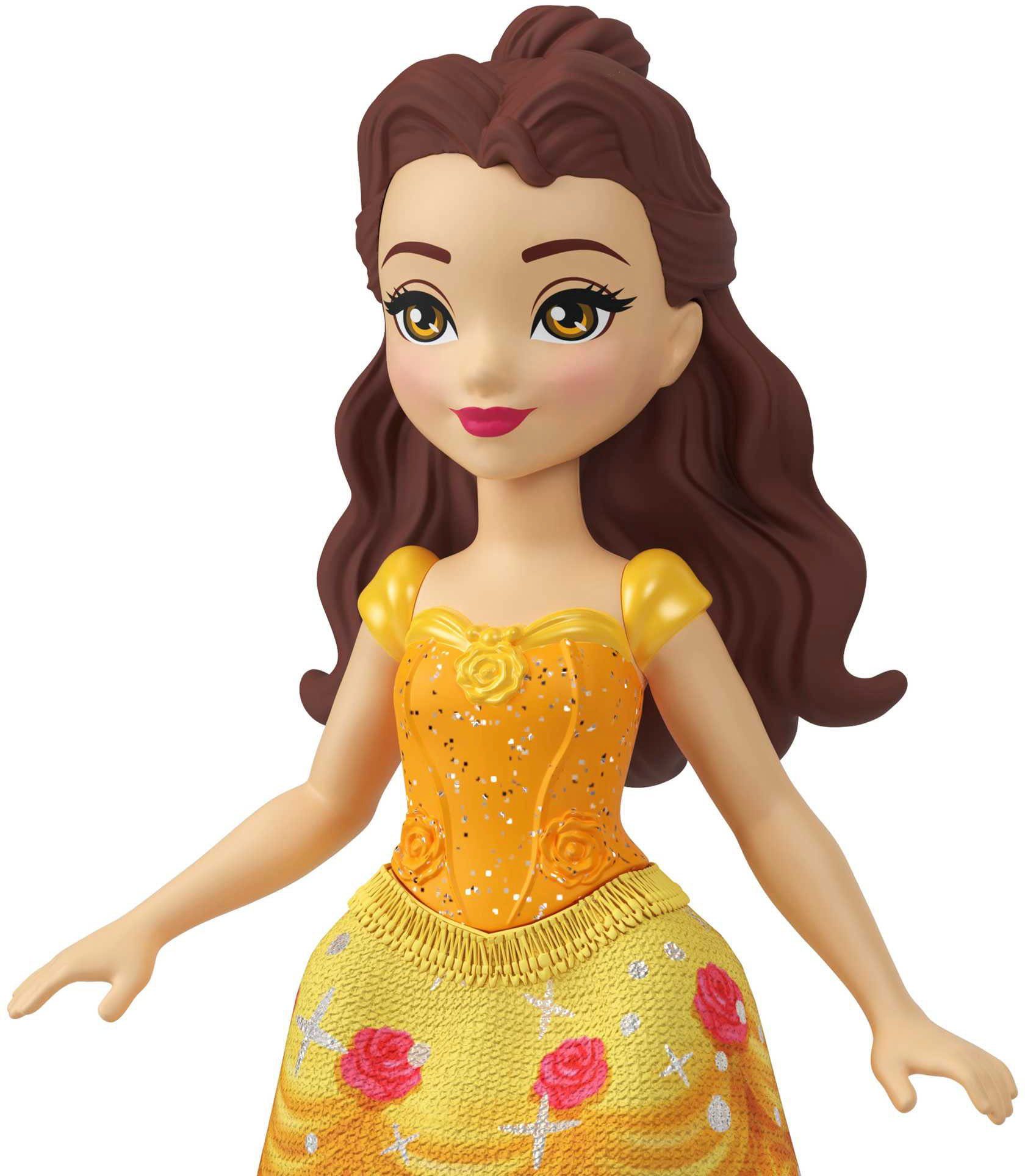 Minipuppe kleine Accessoires Mattel® 6-tlg) Princess, (Set, Puppen 6 Disney mit
