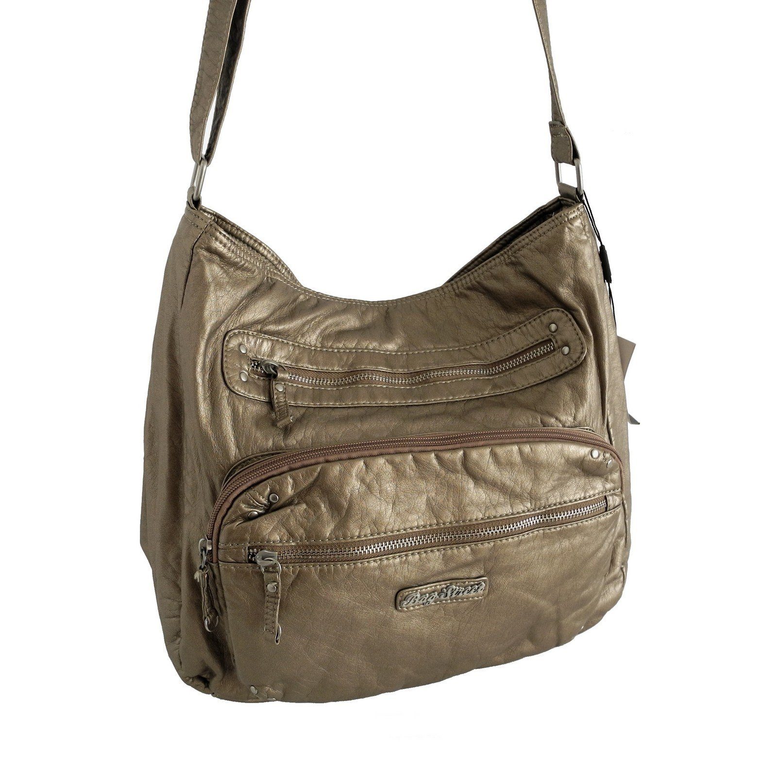 BAG STREET Handtasche Bag Street - geräumige Damen Umhängetasche Schulte (1  Stück)