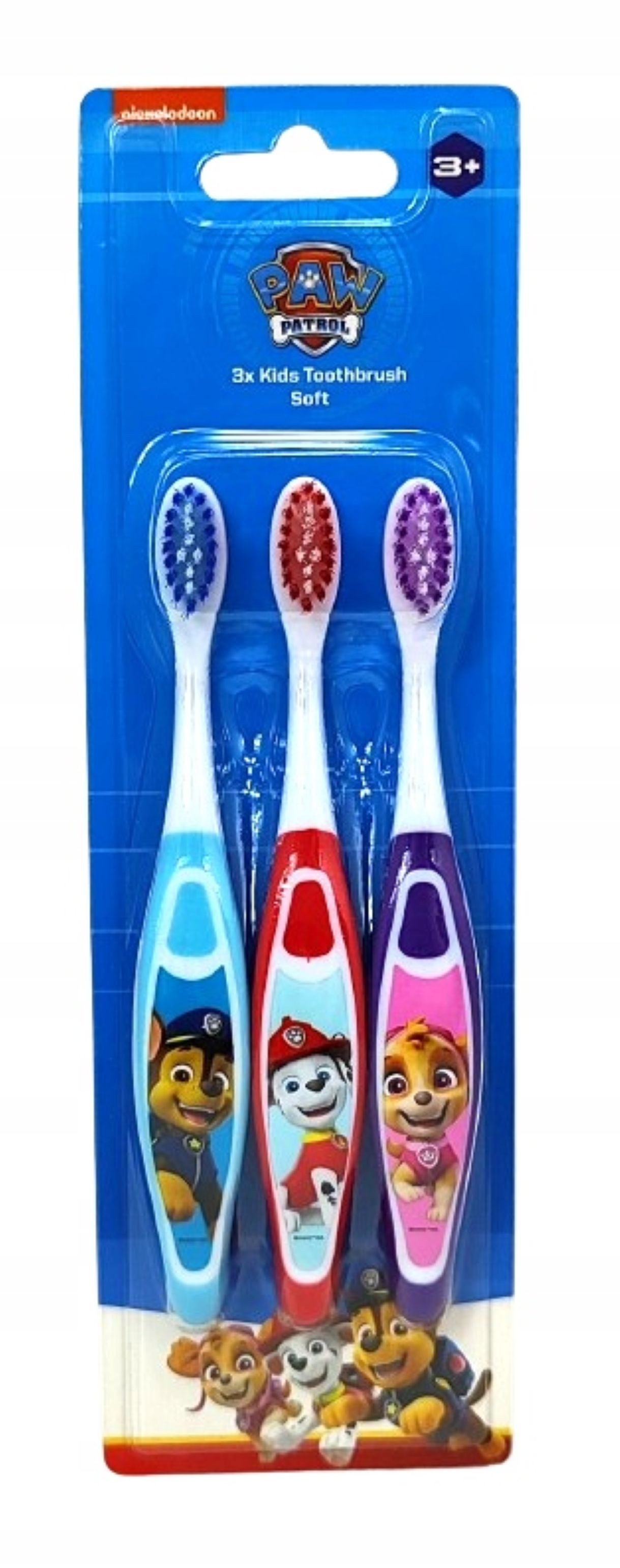PAW PATROL Zahnbürste PAW Patrol Kinderzahnbürste Set weich ab 2 Jahren