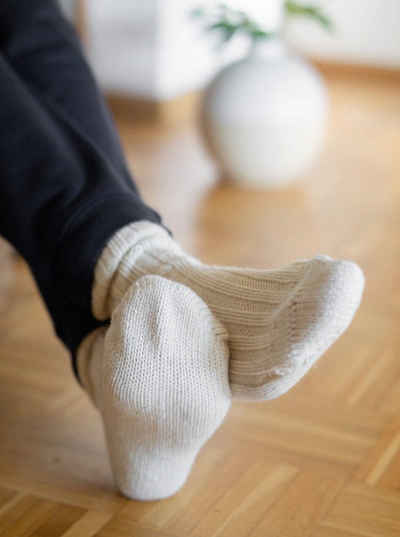 FUXBAU Socken Wollsocken Made in Germany, Warm & weich, 100% Wolle