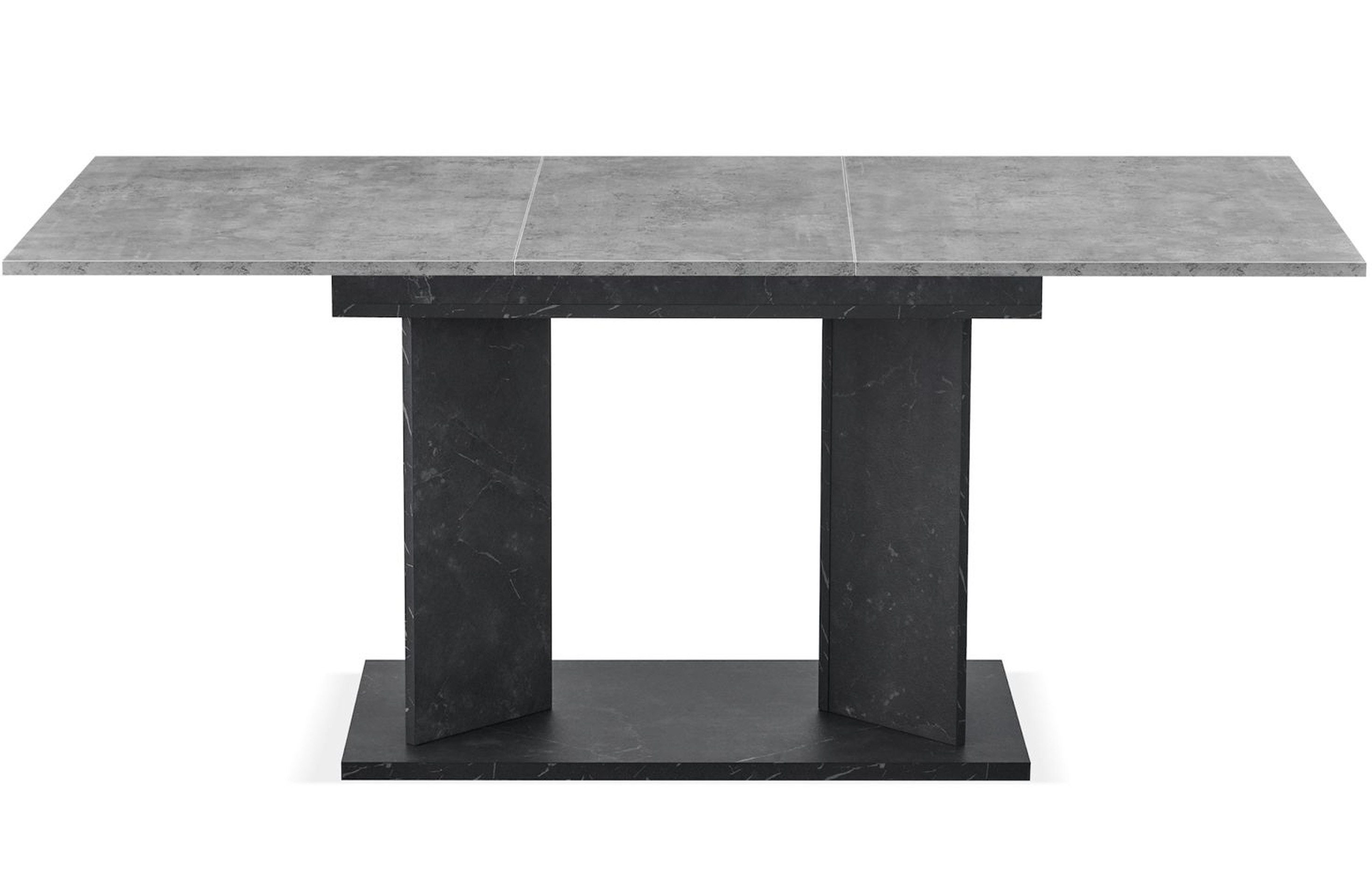 B&D home Esstisch MARA, Metall oder Holzgestell, ausziehbar 120-160cm, 4-6 günstig online kaufen