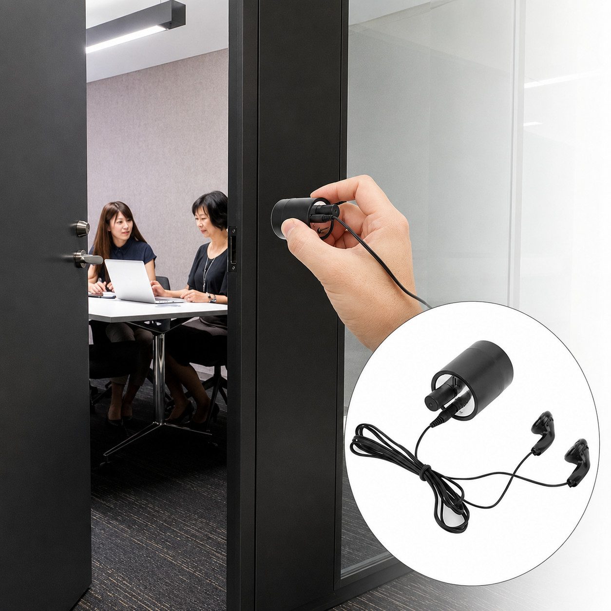SpionProfi Geräuschverstärker Abhörgerät Kopfhörer Wand Verstärker Mikrofon Audioverstärker (Spy Spion Verstärker für Wände Türen Fenster Maschinen & Rohrleitun – Bild 4 von 5