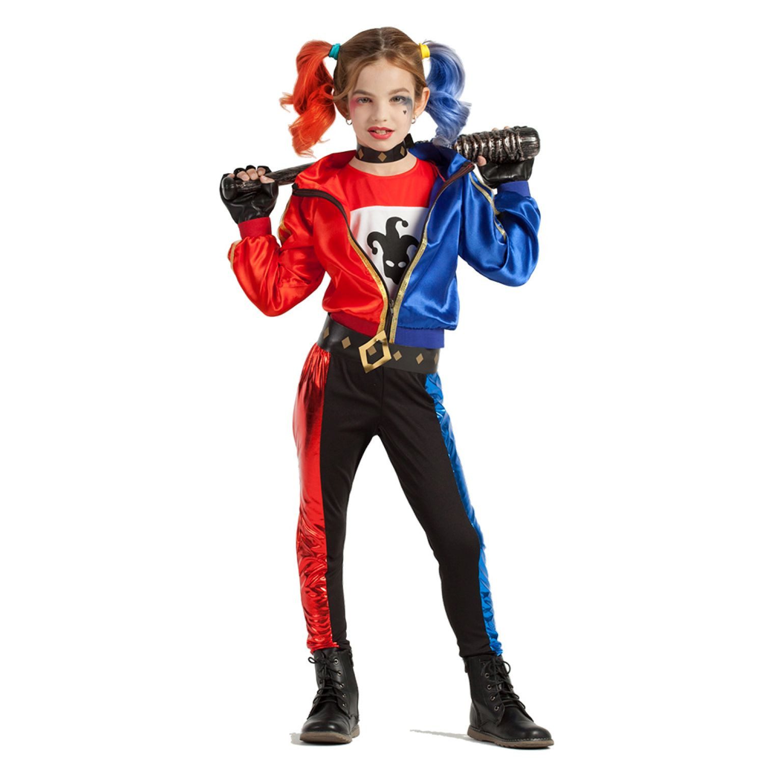 Kostüm Kostüm 'Jester Fatale' für Mädchen, T-Shirt, Jack