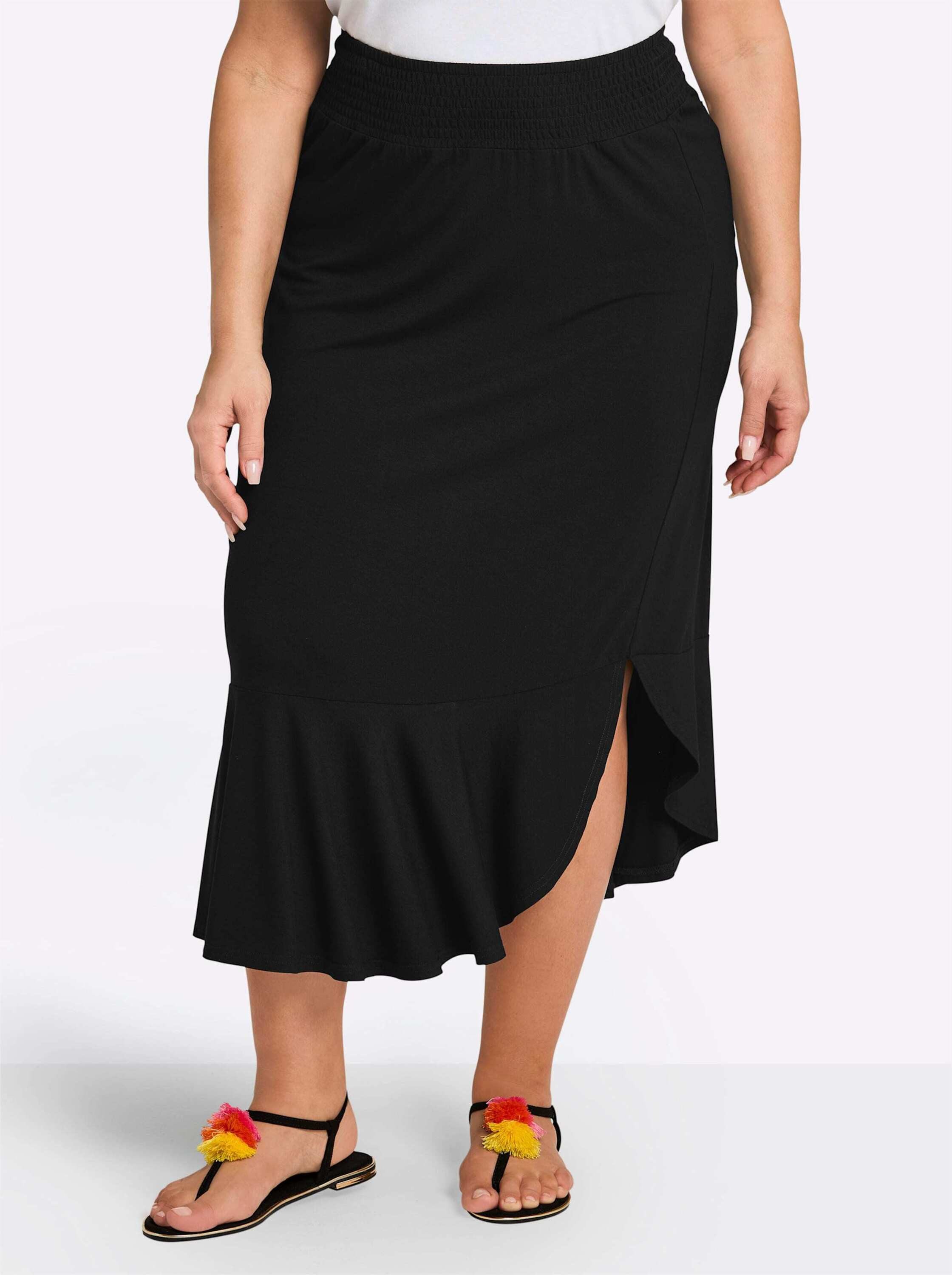 Sheego A-Linien-Rock Webrock