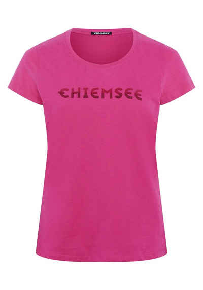 Chiemsee Print-Shirt T-Shirt mit Logo in Farbverlauf-Optik 1