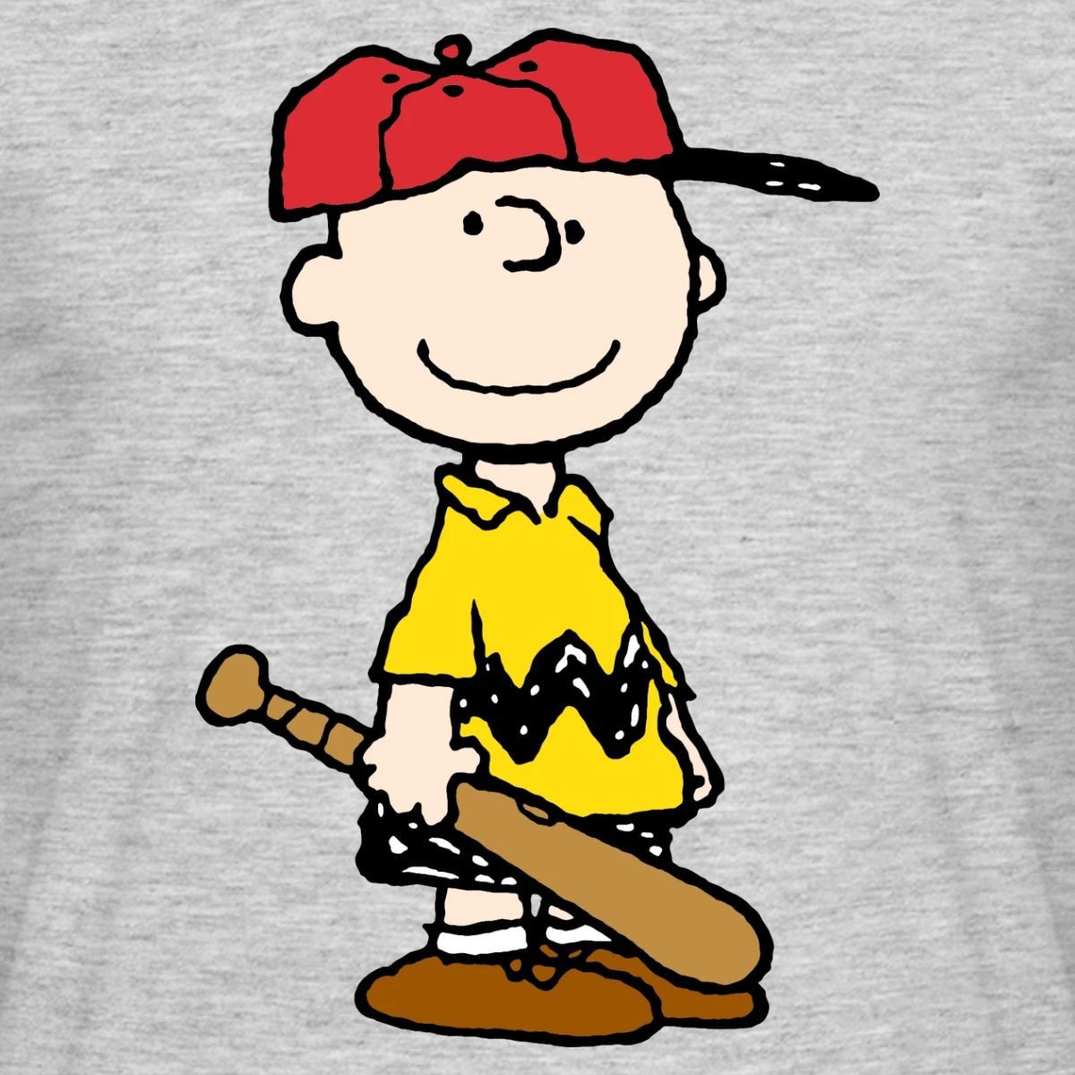 Spreadshirt T-Shirt Peanuts Charlie Brown Baseball Sport Männer T-Shirt (1-tlg)