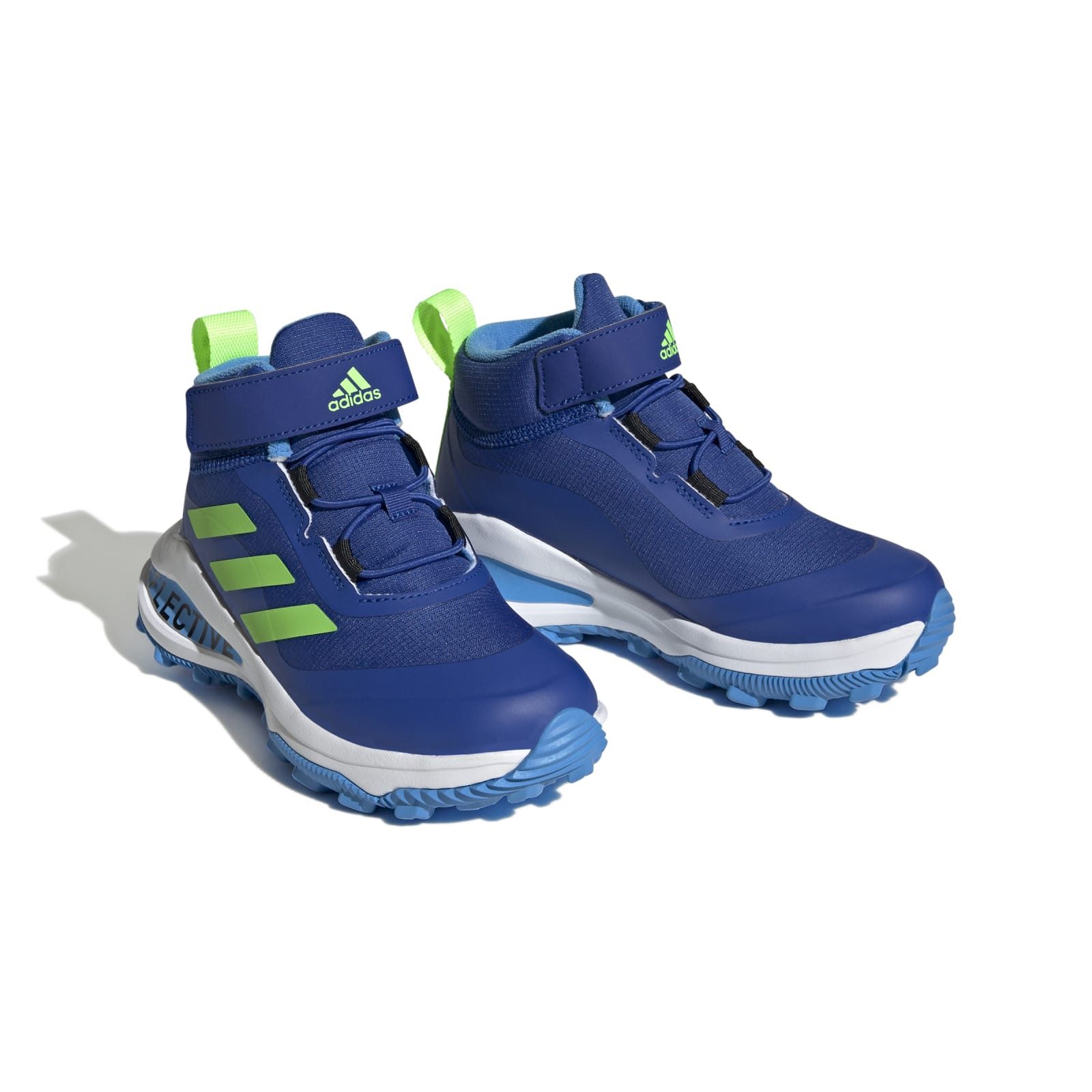 adidas Performance Fortarun (Freizeit, All Terrain, Cloudfoam, Klett) blau Kinder Laufschuh