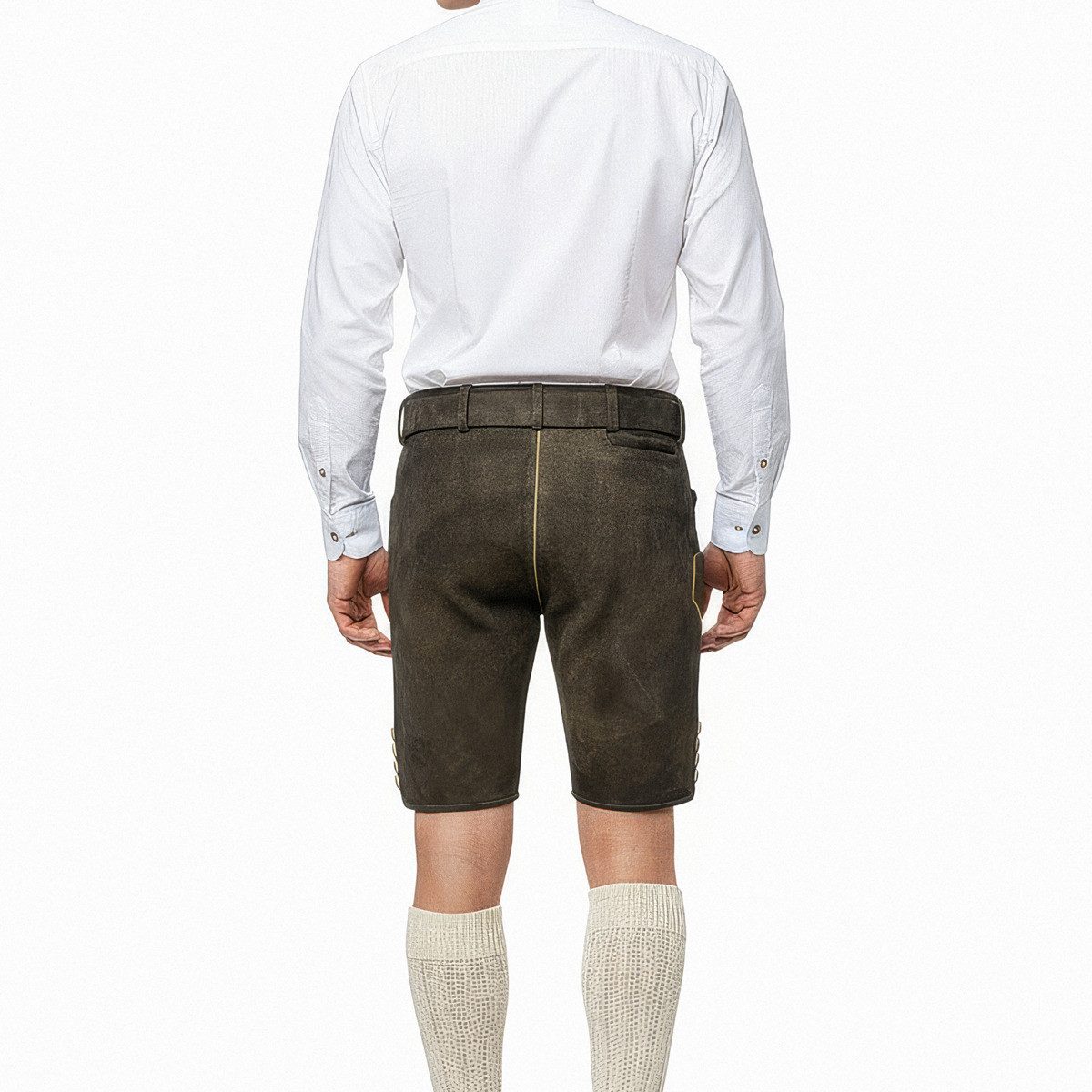 Spieth & Wensky Trachtenlederhose Erno Herren (1-tlg) Trachtenlederhose, Trachtenhose, Bayerische Lederhose, Oktoberfest