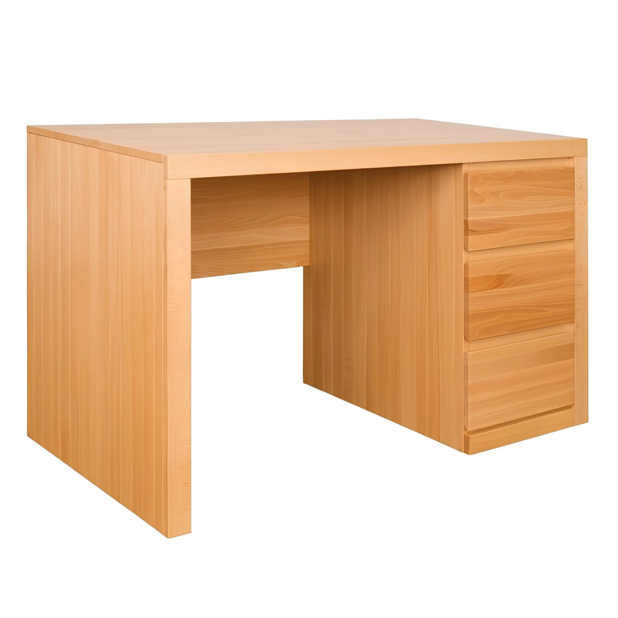 Xlmoebel Schreibtisch Massivholztisch für Büro und Homeoffice in zeitlosem Design (Schreibtisch, 1-St., Schreibtisch), Hergestellt in Europa