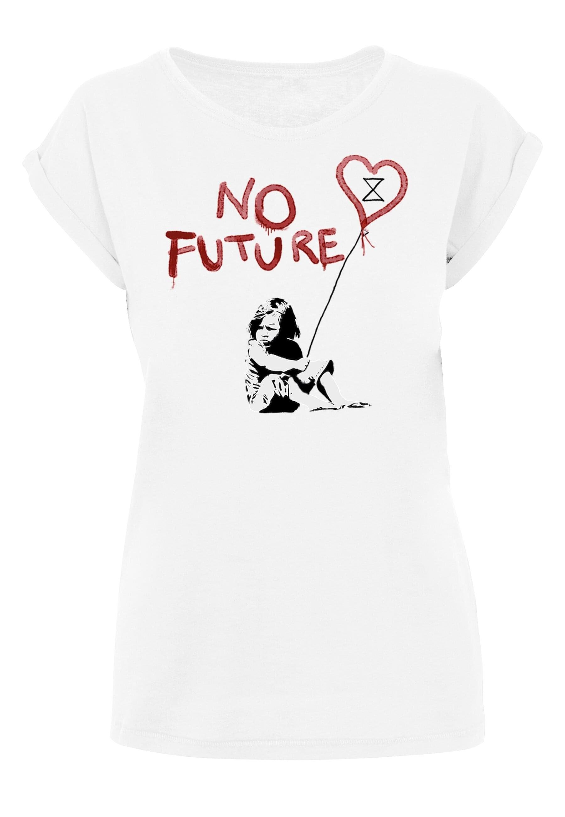 Merchcode T-Shirt Damen Ladies (1-tlg) T-Shirt No white Future